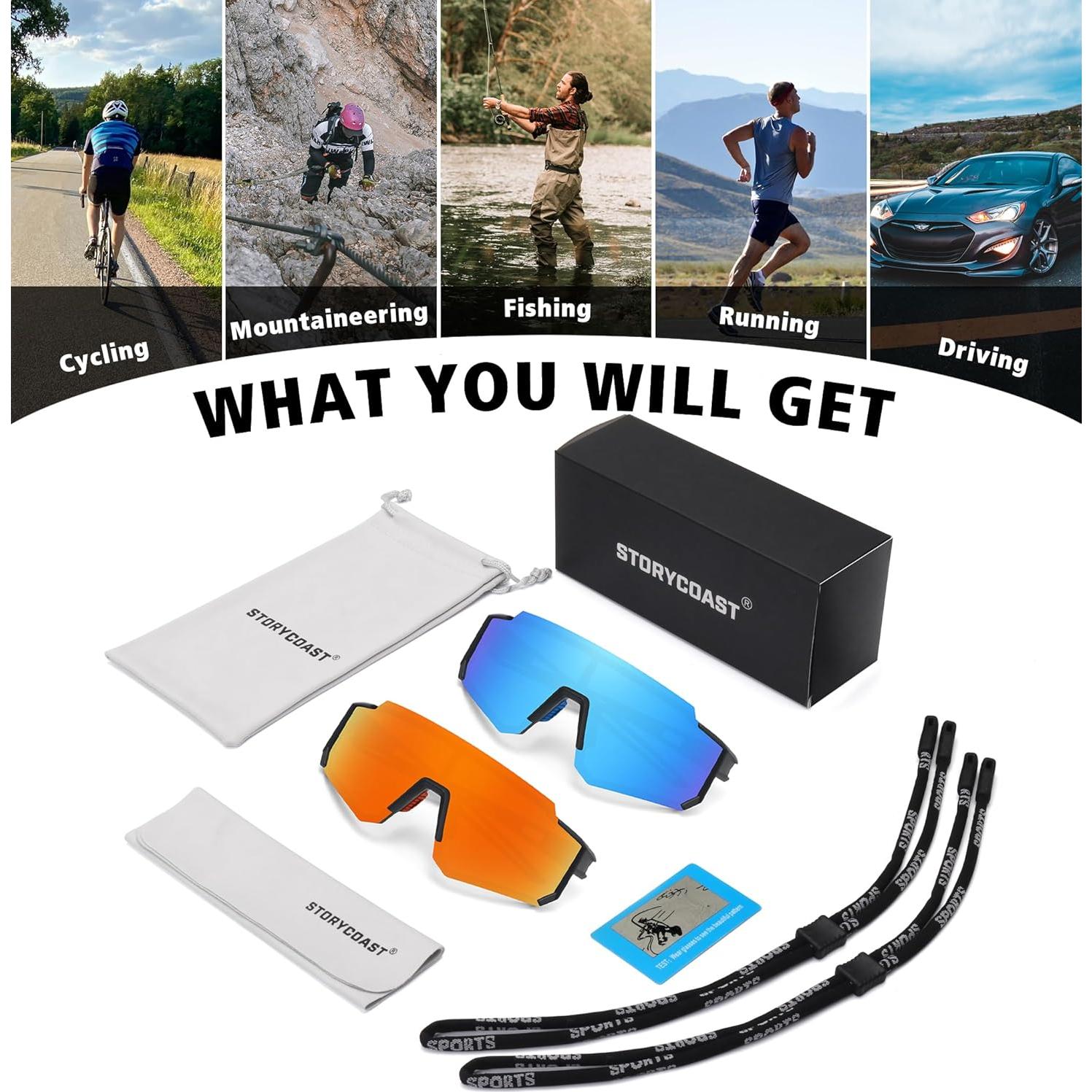 Gafas de sol polarizadas STORYCOAST UV400 para deportes