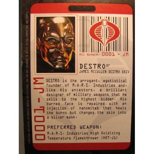 Figura de Acción Destro G.I. Joe El Ascenso de Cobra 21cm