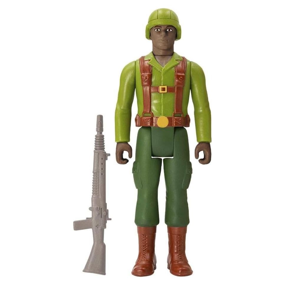 Figura G.I. Joe ReAction Camiseta Verde Marrón 9.53 cm