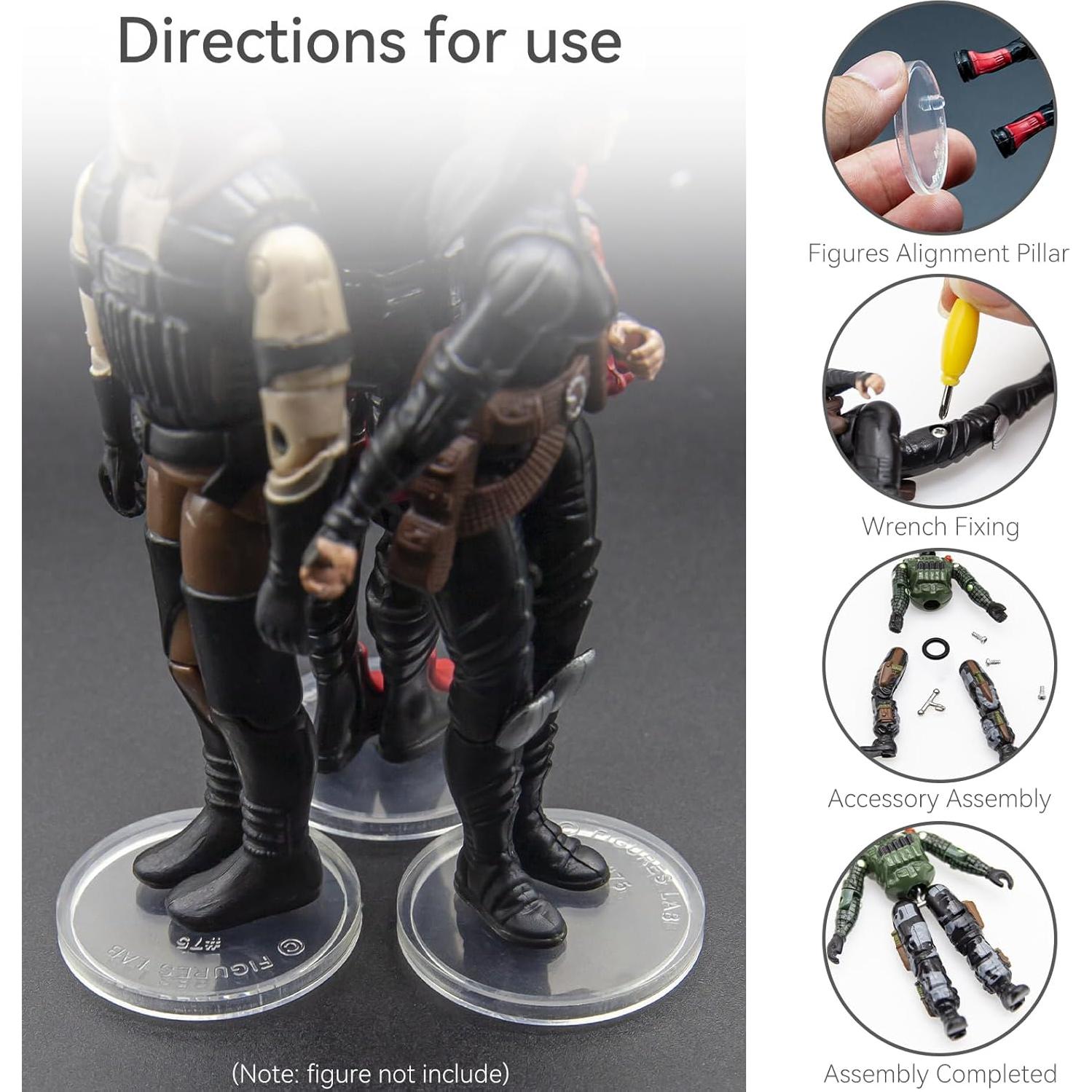 112 Accesorios de Reemplazo para Figuras de Acción TITAWU