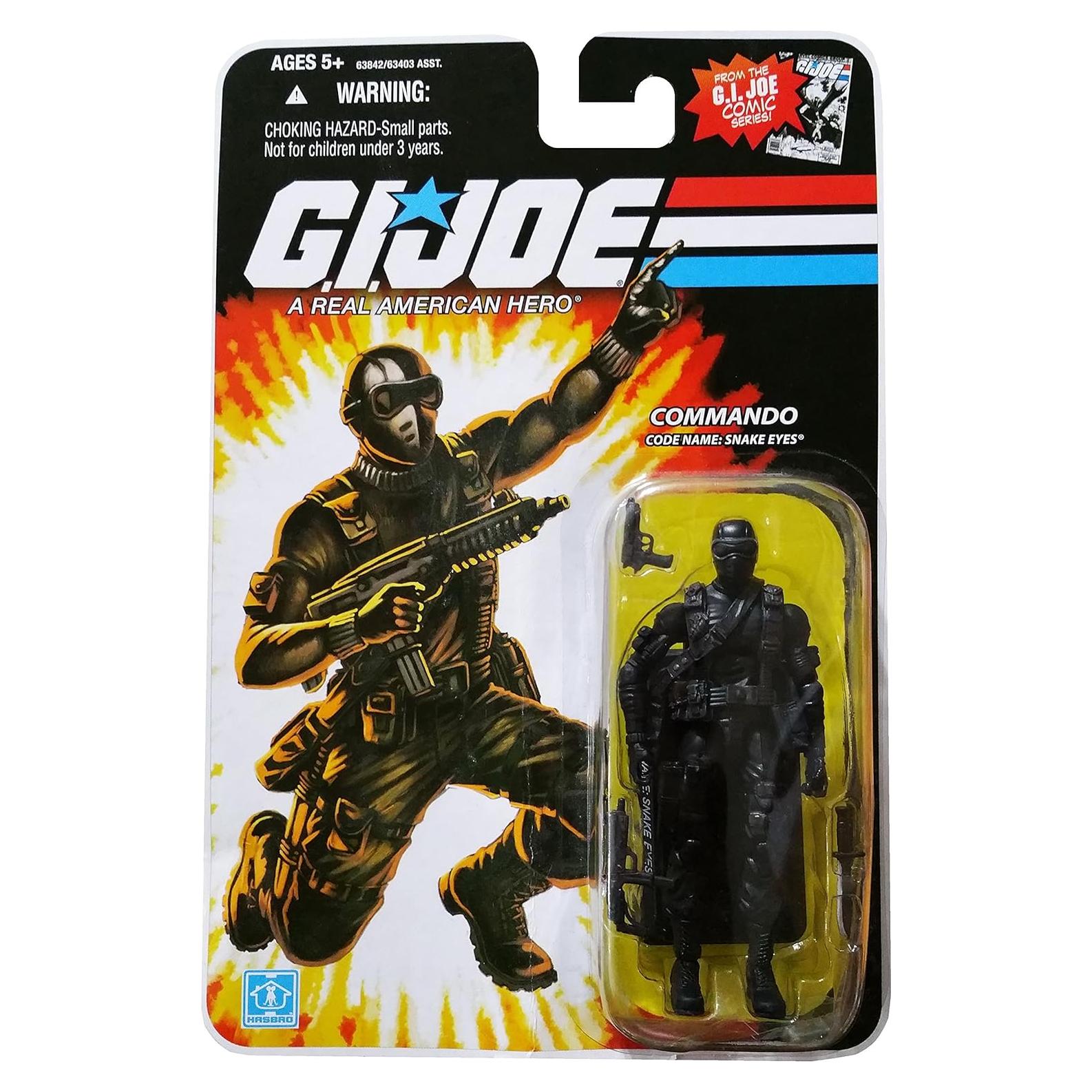 Figura de Acción G.I. Joe Snake Eyes 25 Aniversario 10 cm