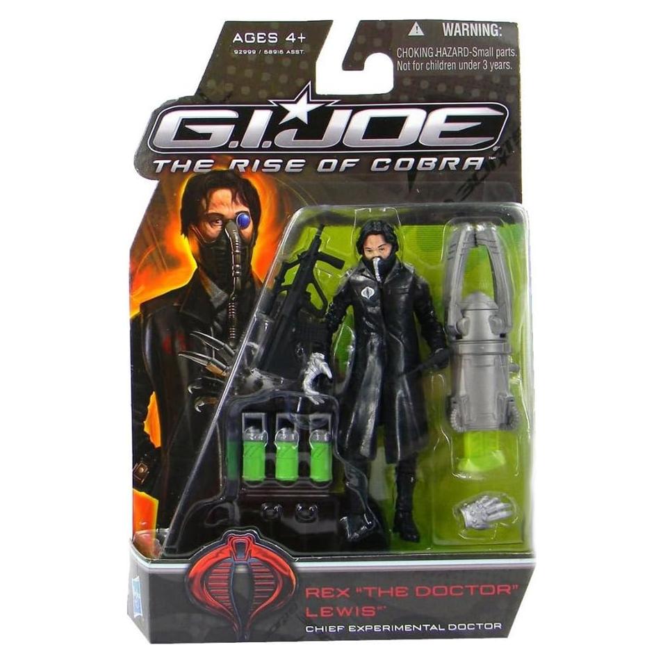 Figura de Acción G.I. Joe Rex El Doctor Lewis 9.5 cm