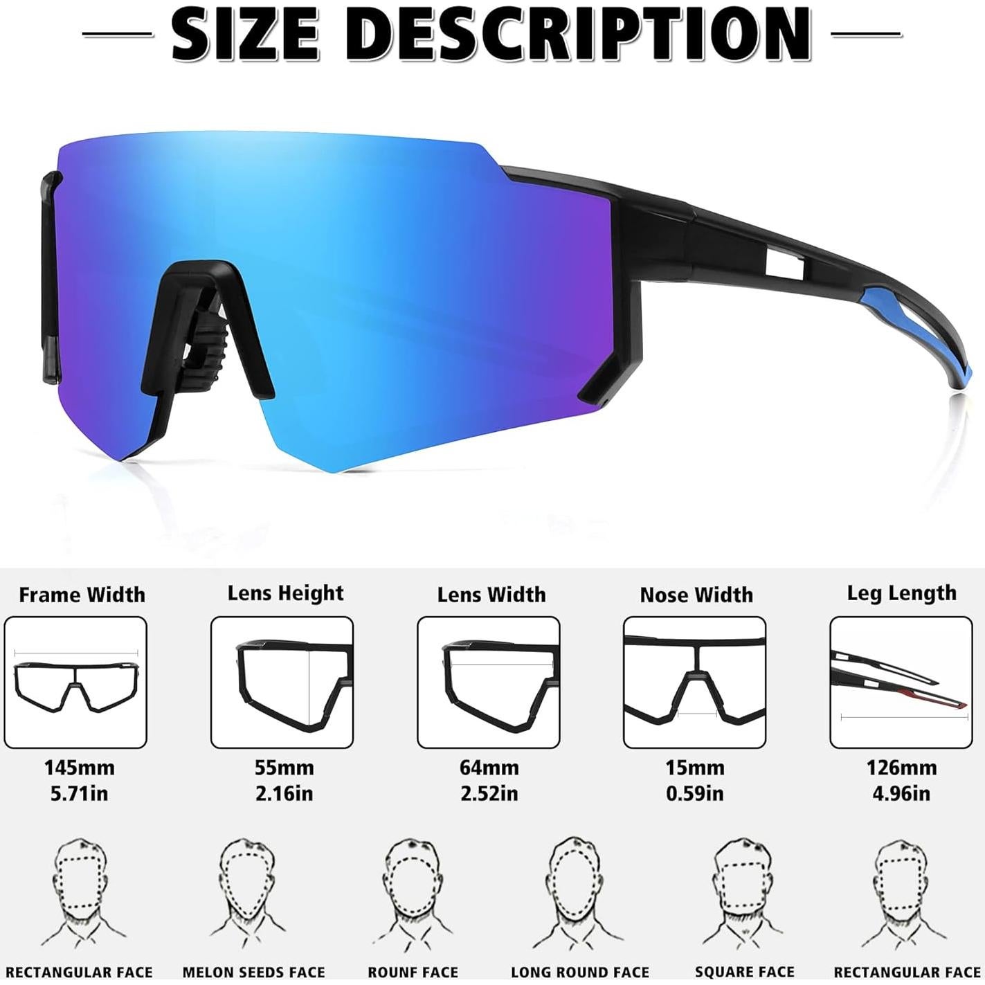 Gafas de sol polarizadas STORYCOAST UV400 para deportes