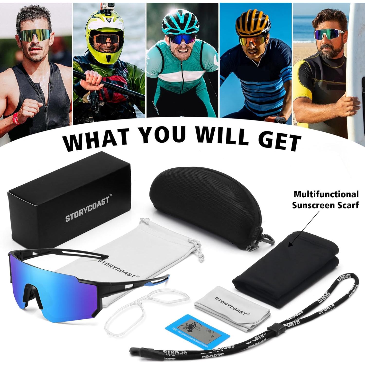 Gafas de sol polarizadas STORYCOAST UV400 para deportes