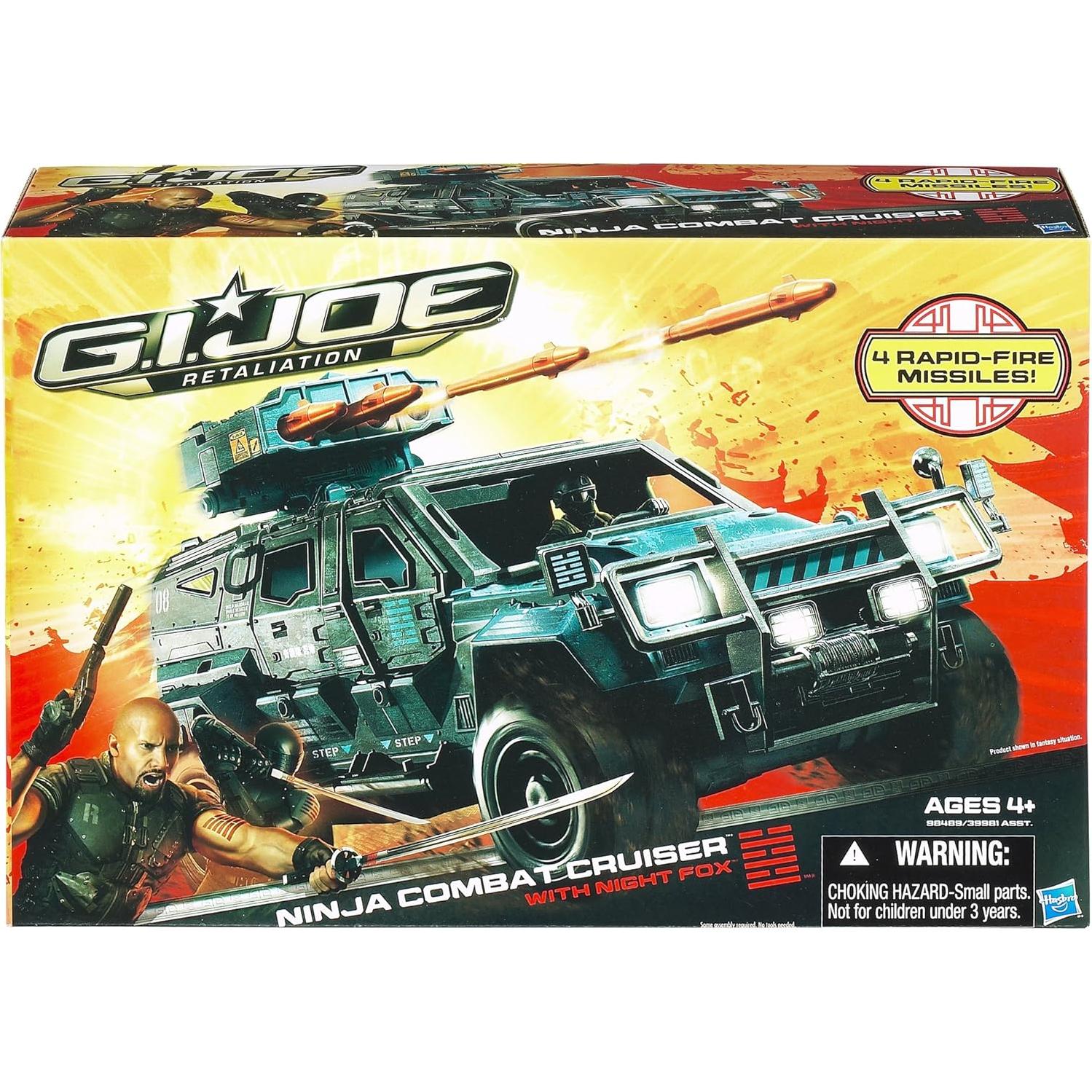 Vehículo de Combate Ninja G.I. Joe Retaliation con Night Fox