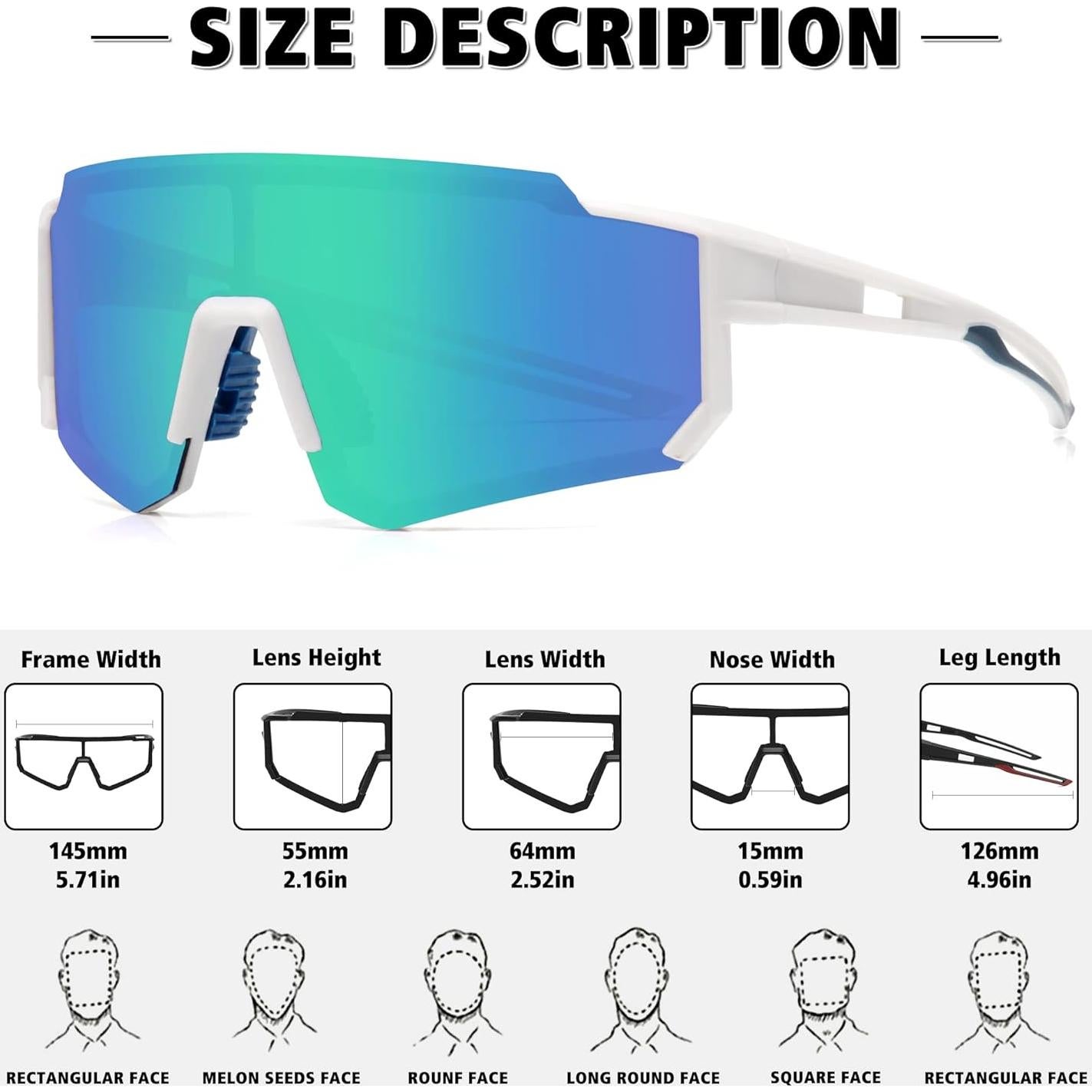 Gafas de sol polarizadas STORYCOAST UV400 para deportes
