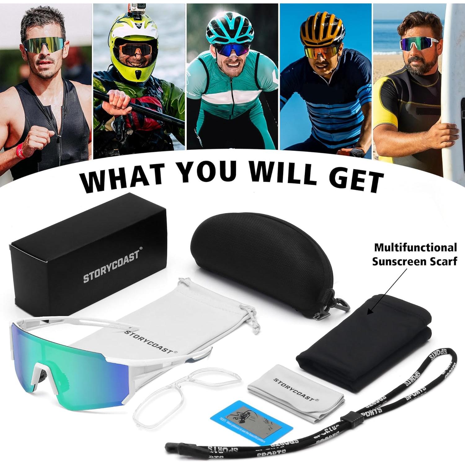 Gafas de sol polarizadas STORYCOAST UV400 para deportes