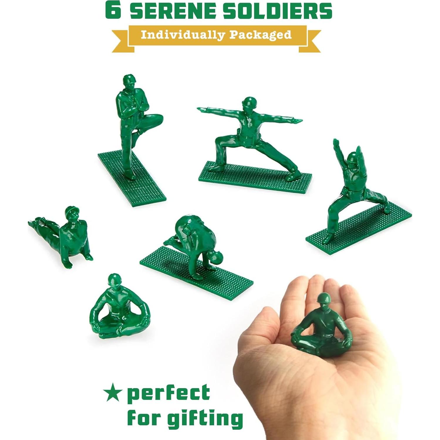 Set de 6 Soldados de Juguete Yoga Humango - Decoración Zen