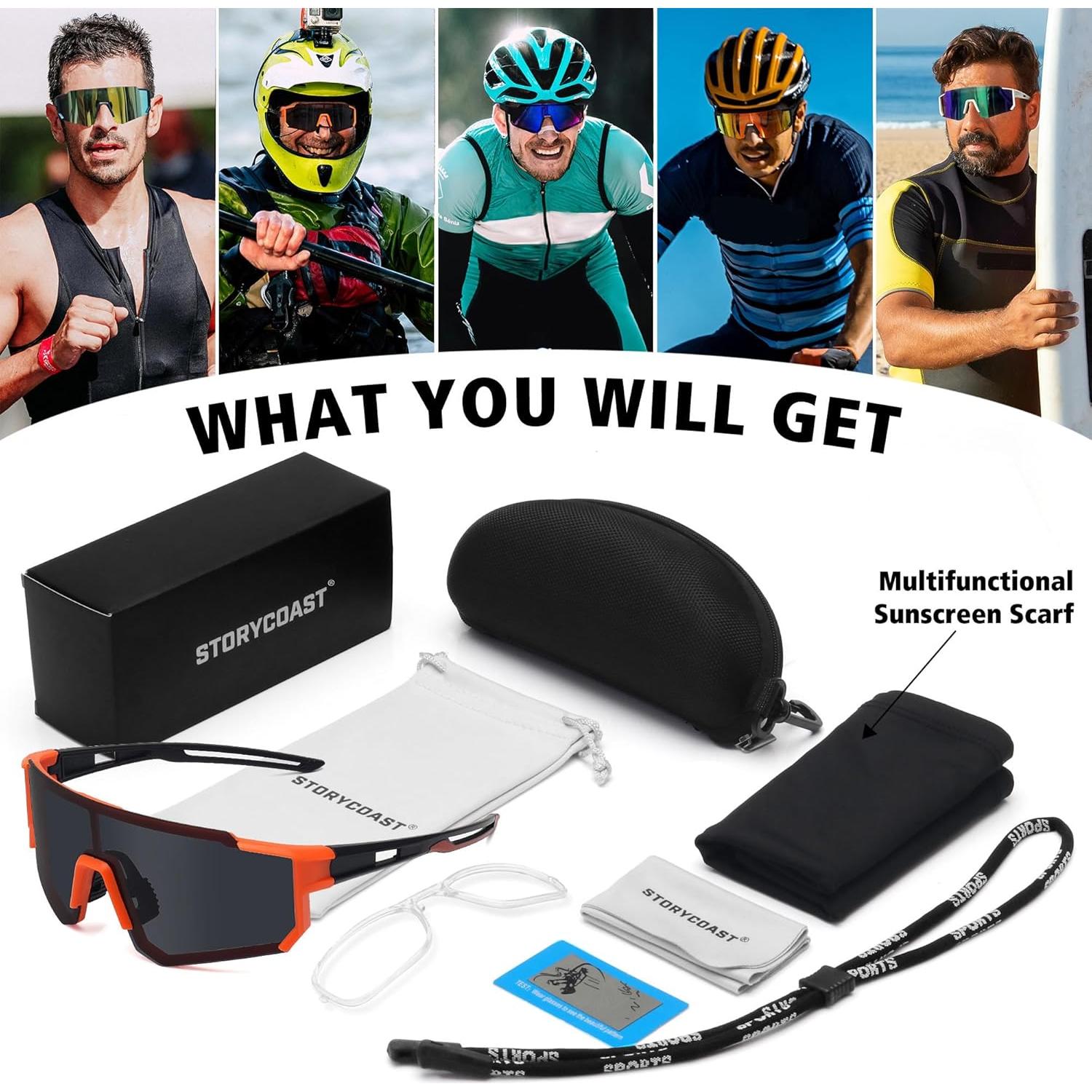 Gafas de sol polarizadas STORYCOAST UV400 para deportes