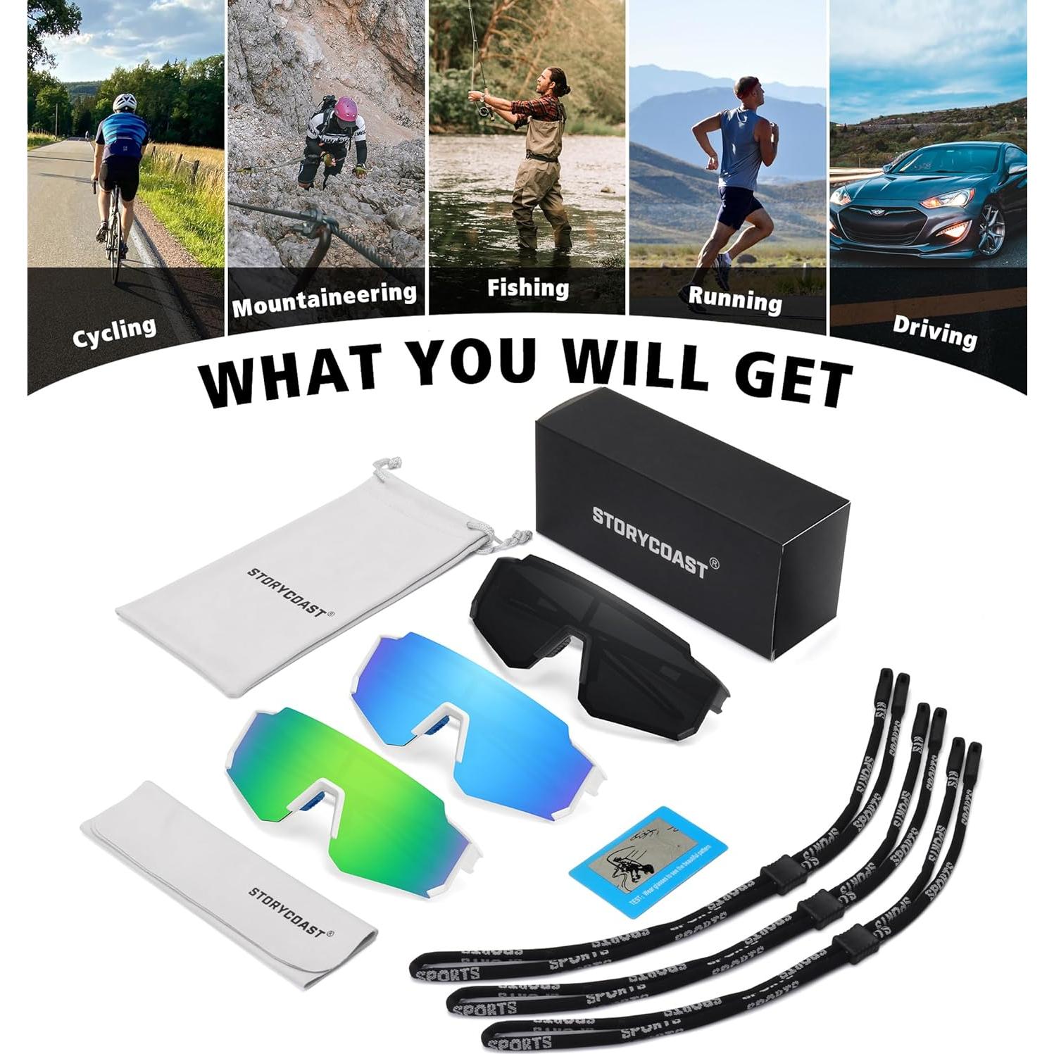 Gafas de sol polarizadas STORYCOAST UV400 para deportes