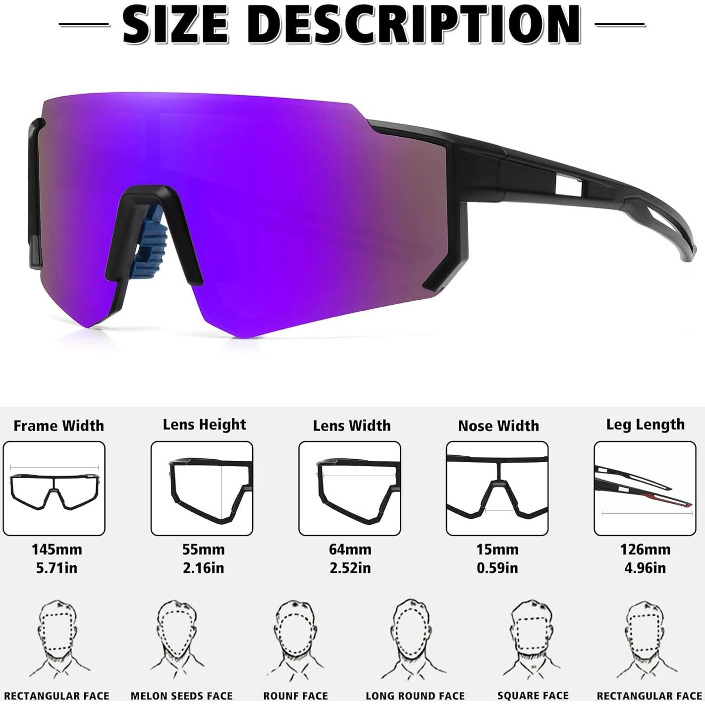 Gafas de sol polarizadas STORYCOAST para deportes UV400