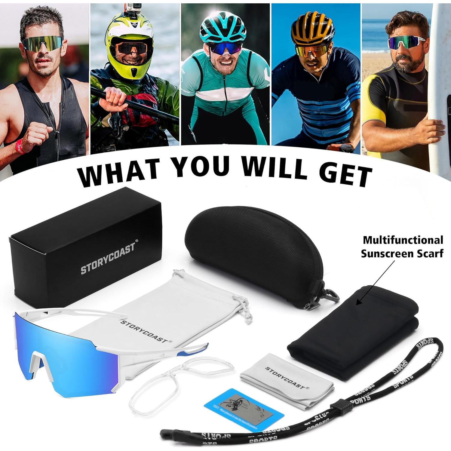 Gafas de sol polarizadas STORYCOAST UV400 para deportes