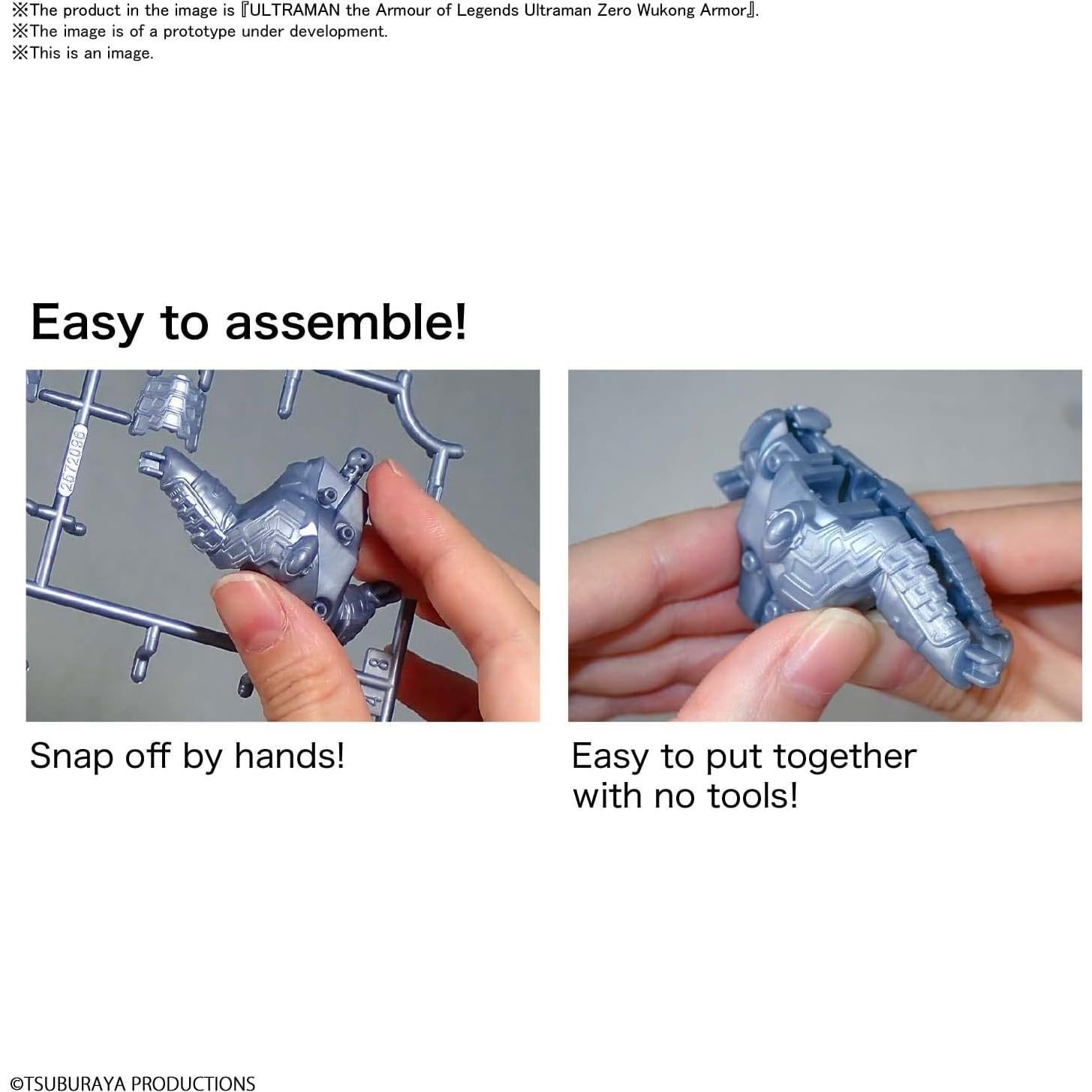 Kit de Modelo Ultraman Titas Armadura de Guan Yu Bandai