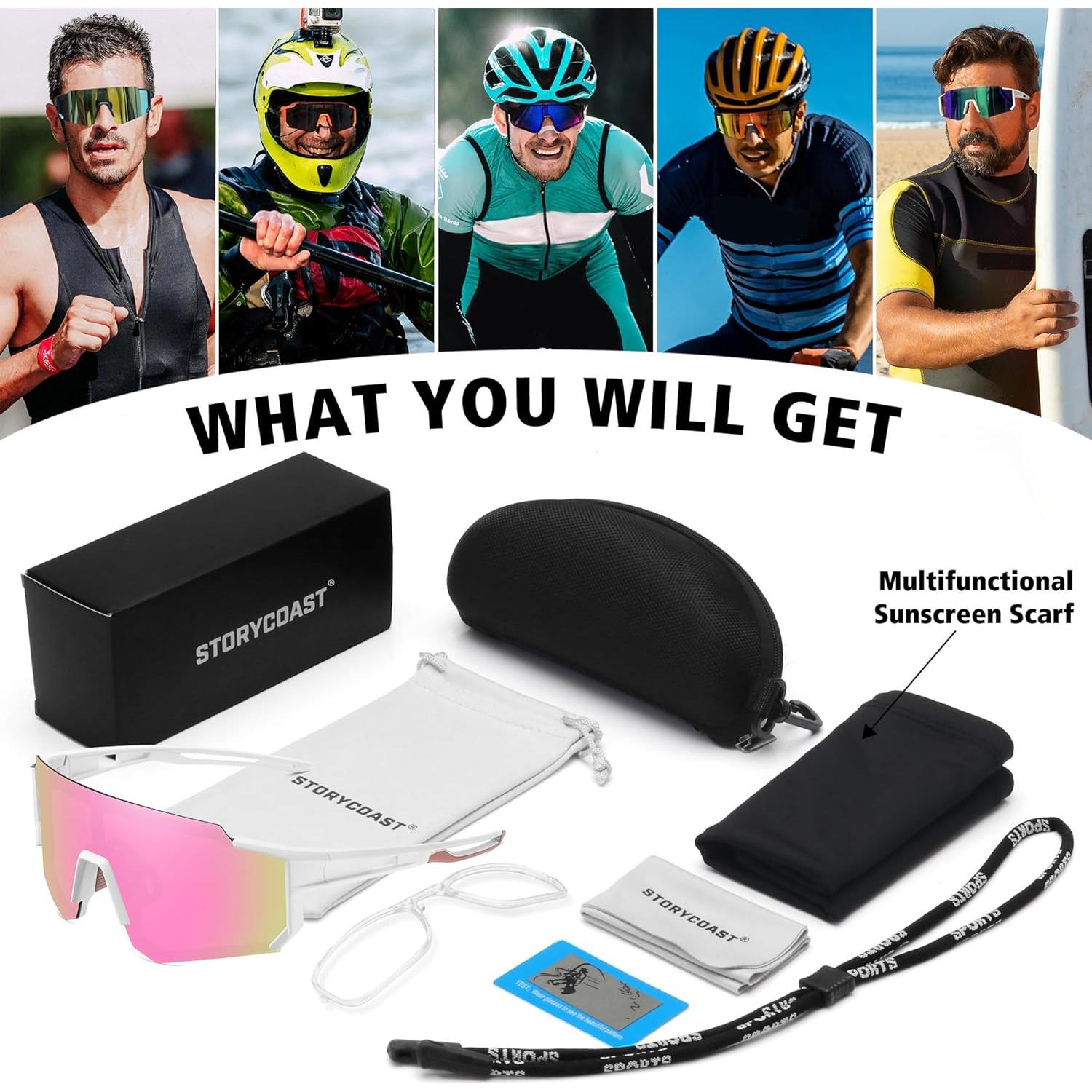 Gafas de sol polarizadas STORYCOAST para deportes UV400