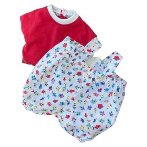 Mono corto rojo para muñecas Cabbage Patch 14" (35.56 cm)