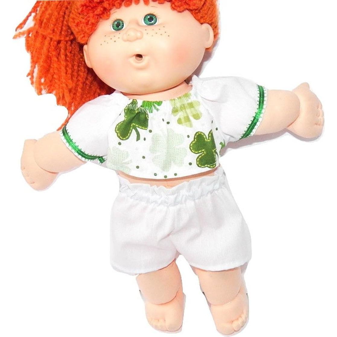 Conjunto Blusa Corta y Pantalones Cortos para Muñeca 16"