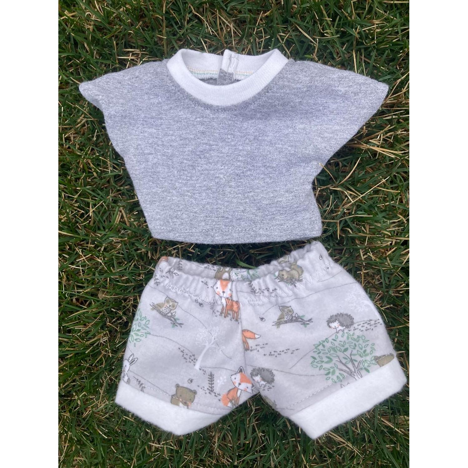 Camiseta y Pantalones Cortos para Muñecas Cabbage Patch 30 cm