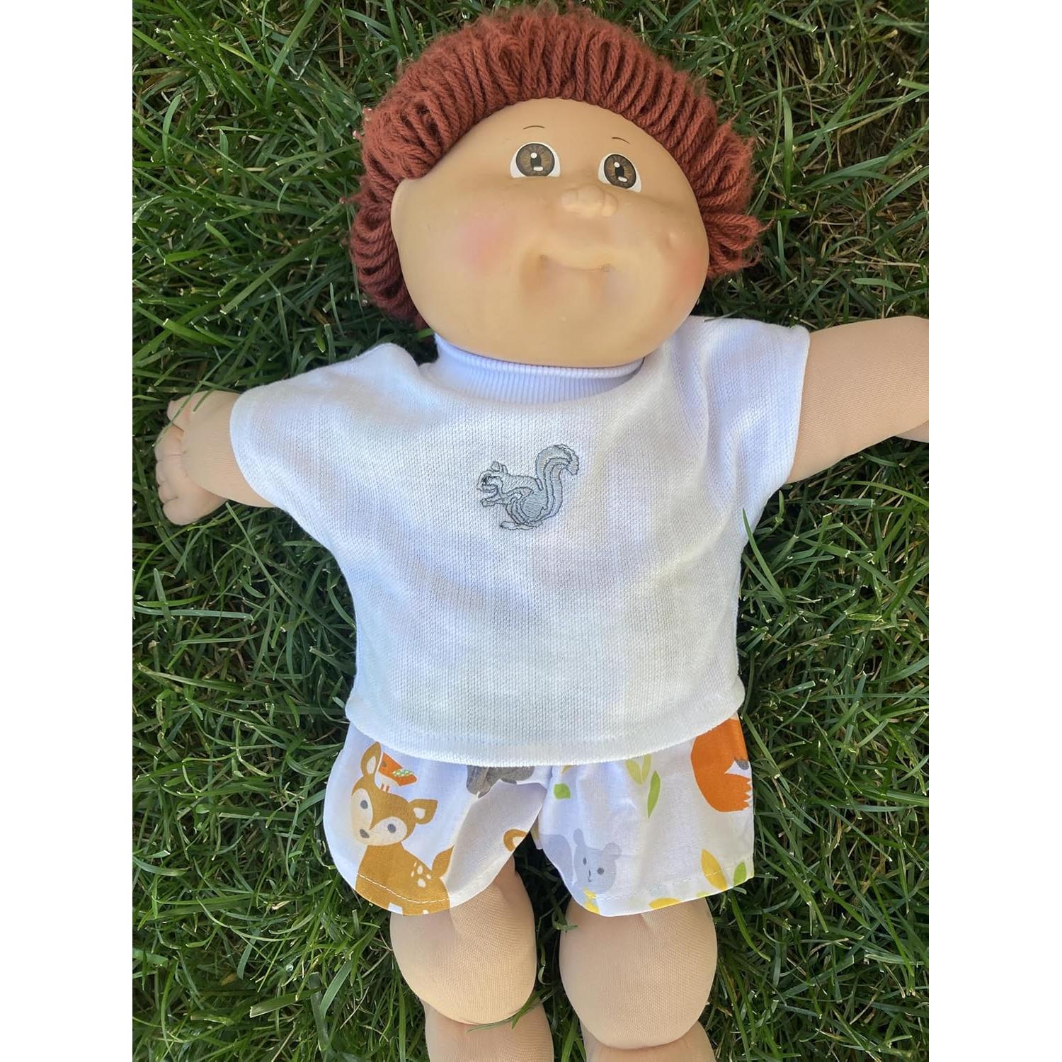 Ropa para muñecas Cabbage Patch 16" Camiseta y Pantalones Cortos