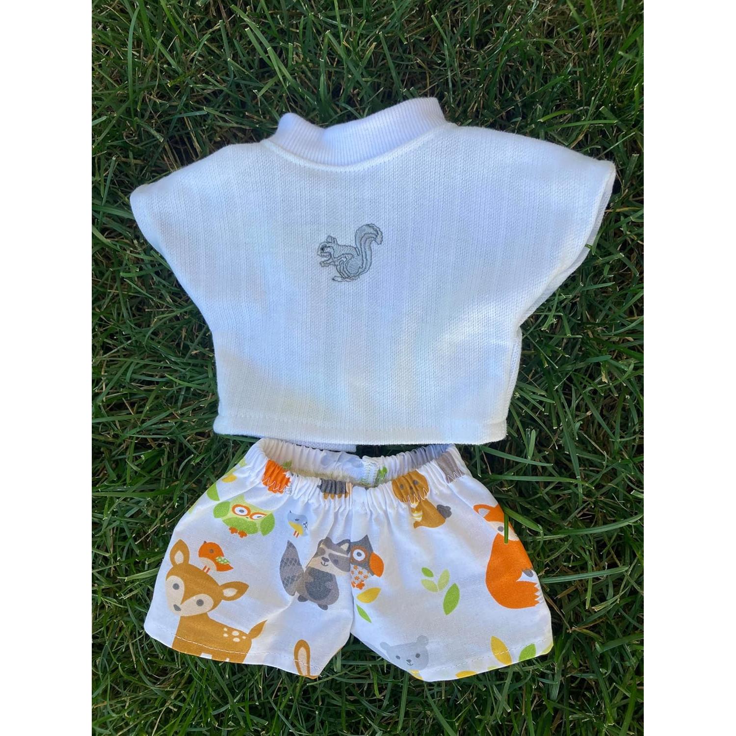 Ropa para muñecas Cabbage Patch 16" Camiseta y Pantalones Cortos