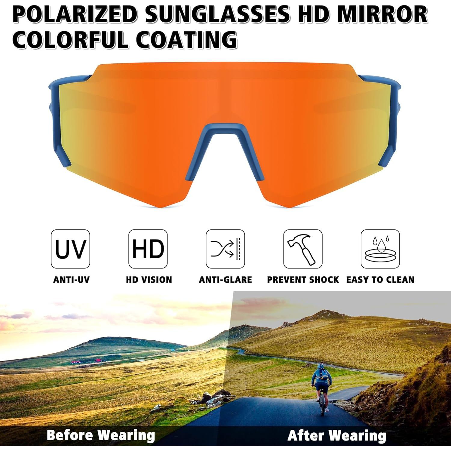 Gafas de sol polarizadas STORYCOAST UV400 para deportes