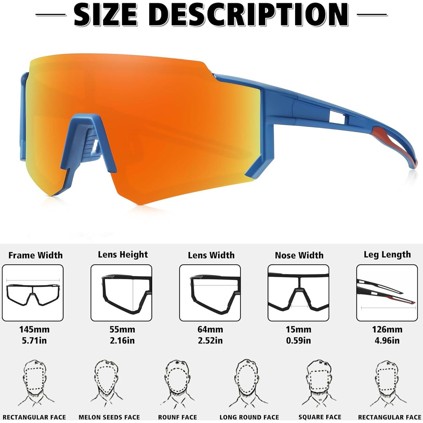 Gafas de sol polarizadas STORYCOAST UV400 para deportes