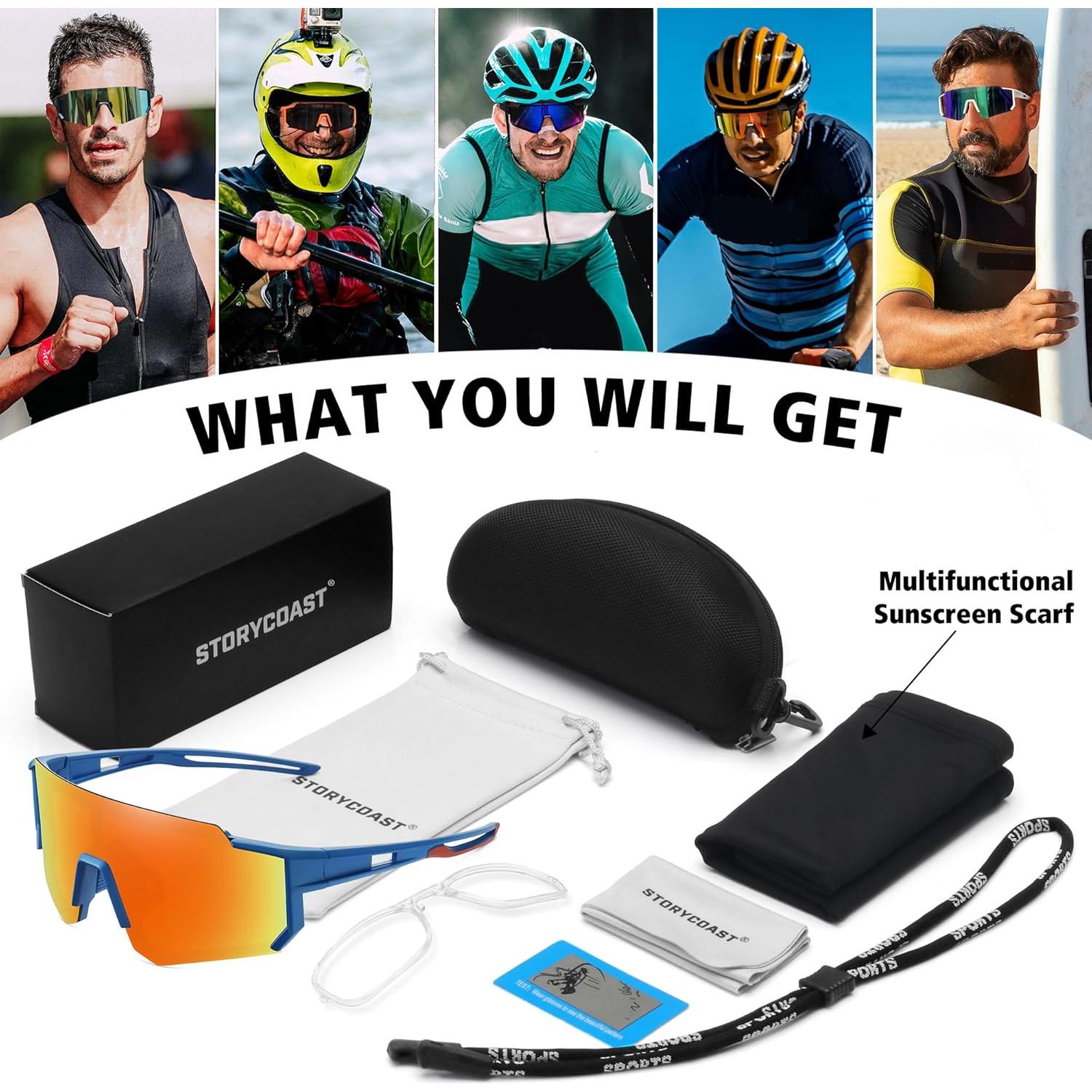 Gafas de sol polarizadas STORYCOAST UV400 para deportes