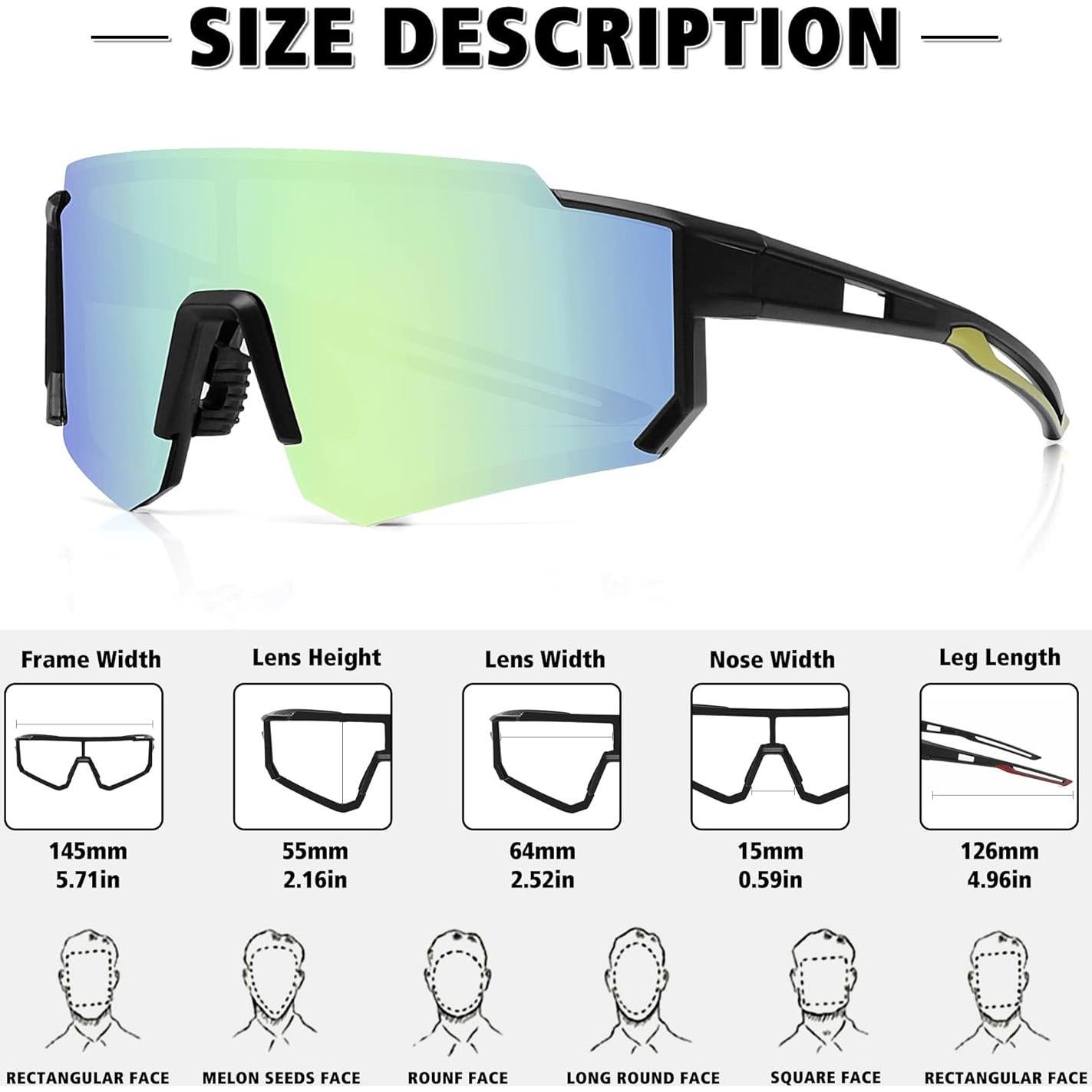 Gafas de sol STORYCOAST polarizadas UV400 para deportes