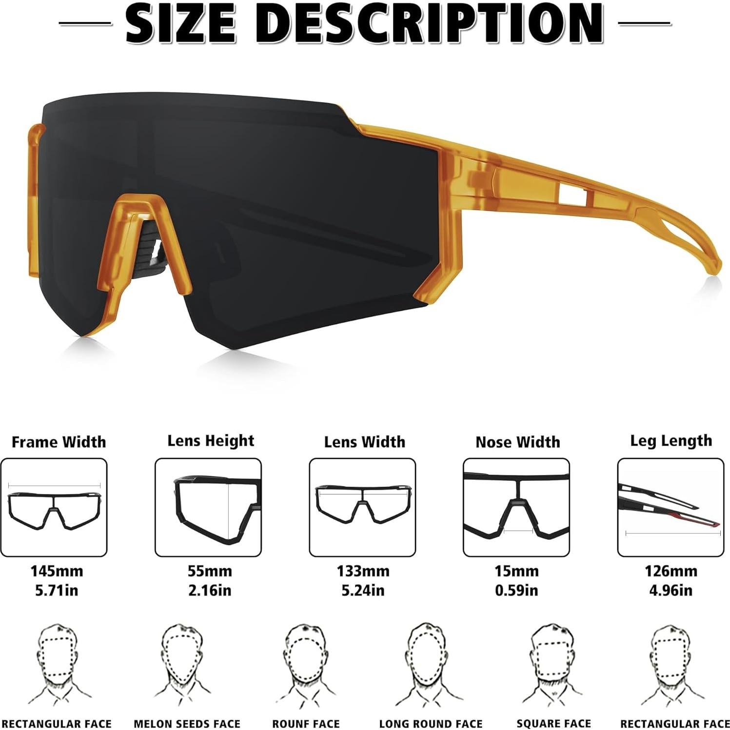 Gafas de sol polarizadas STORYCOAST para deportes UV400