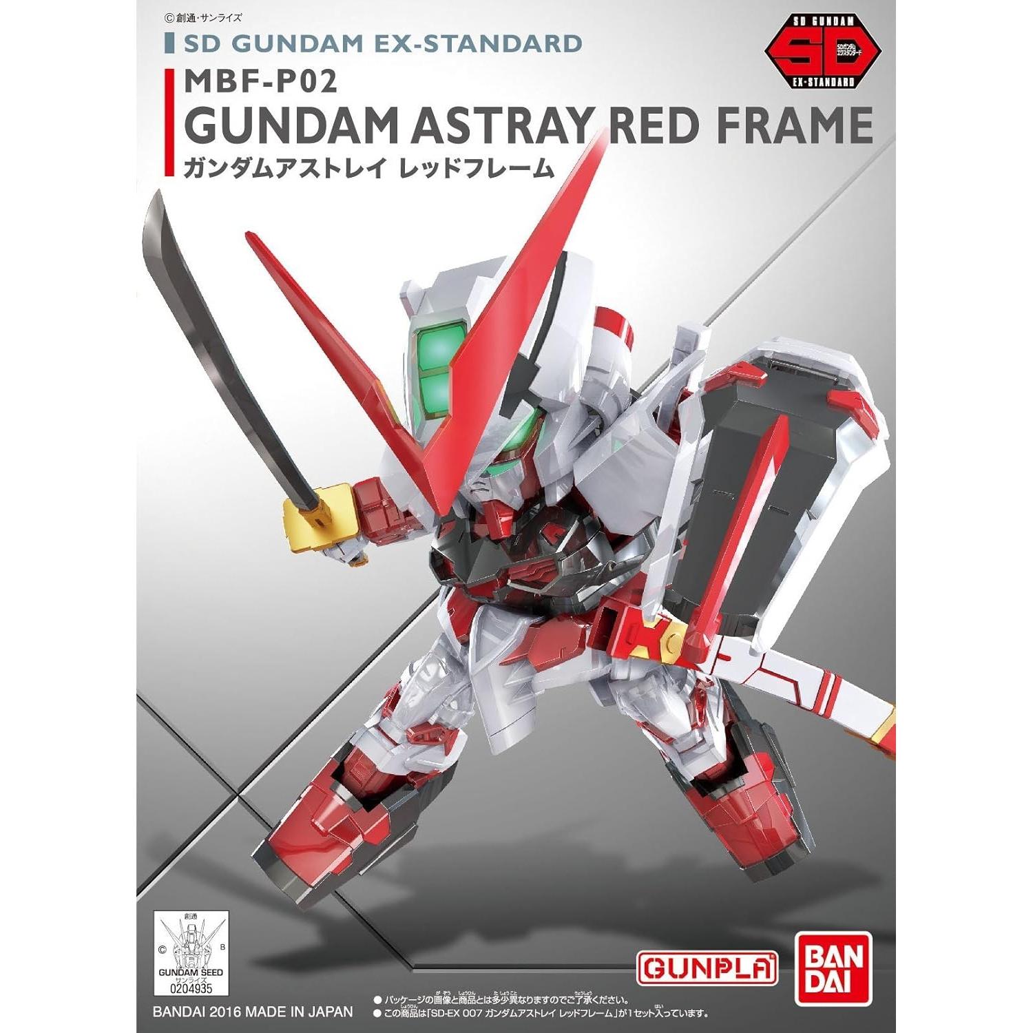 Kit de Construcción SD Gundam EX-Standard 007 Astray Red Frame