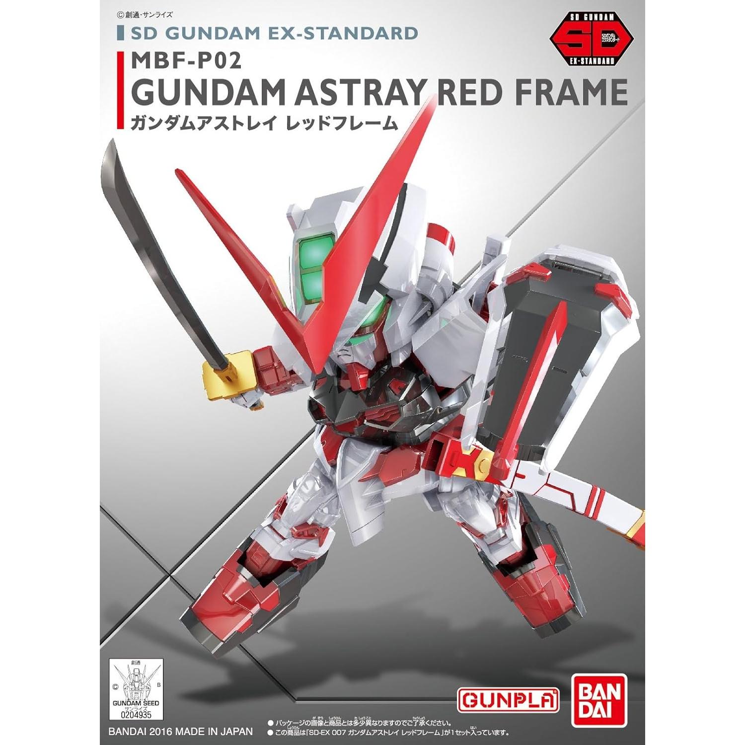 Kit de Construcción SD Gundam EX-Standard 007 Astray Red Frame