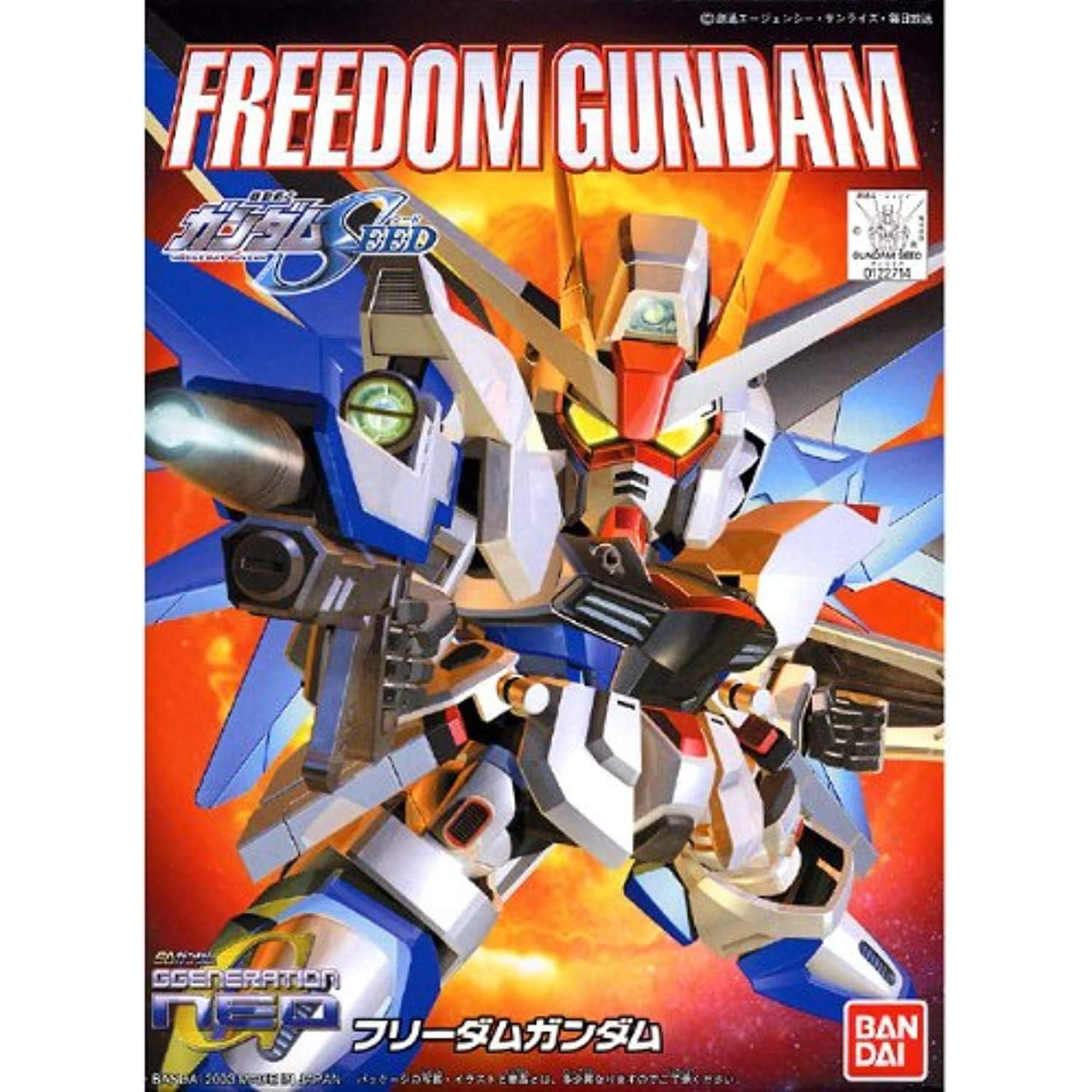 Figura de acción BANDAI BB#257 Freedom Gundam SD - Chibi