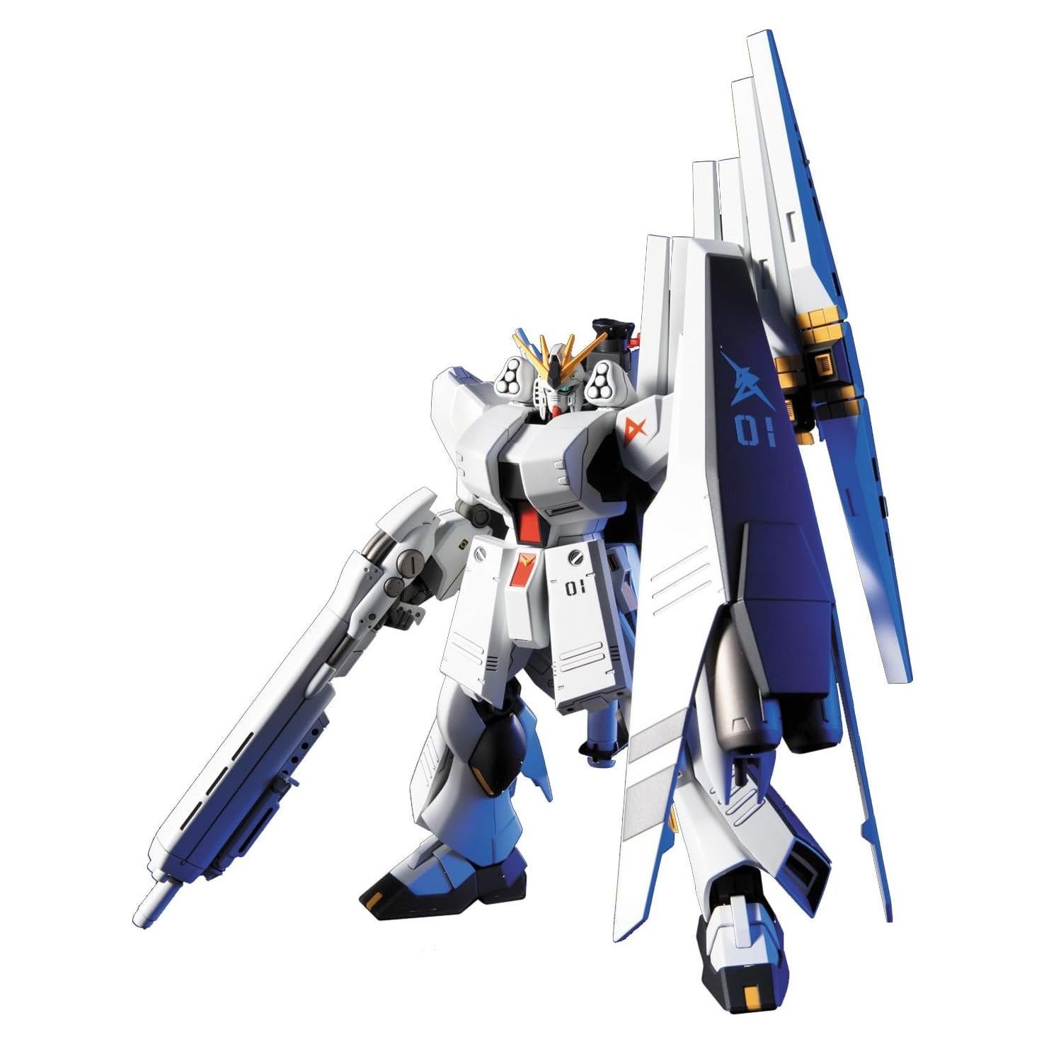Figura de Acción Bandai HGUC 93 Nu Gundam Armas Pesadas 1/144
