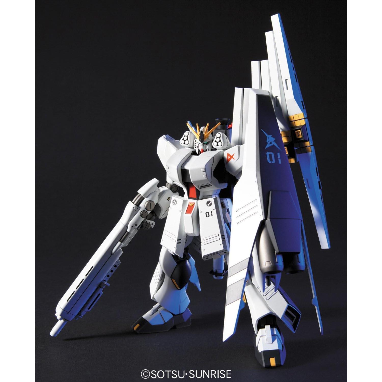 Figura de Acción Bandai HGUC 93 Nu Gundam Armas Pesadas 1/144