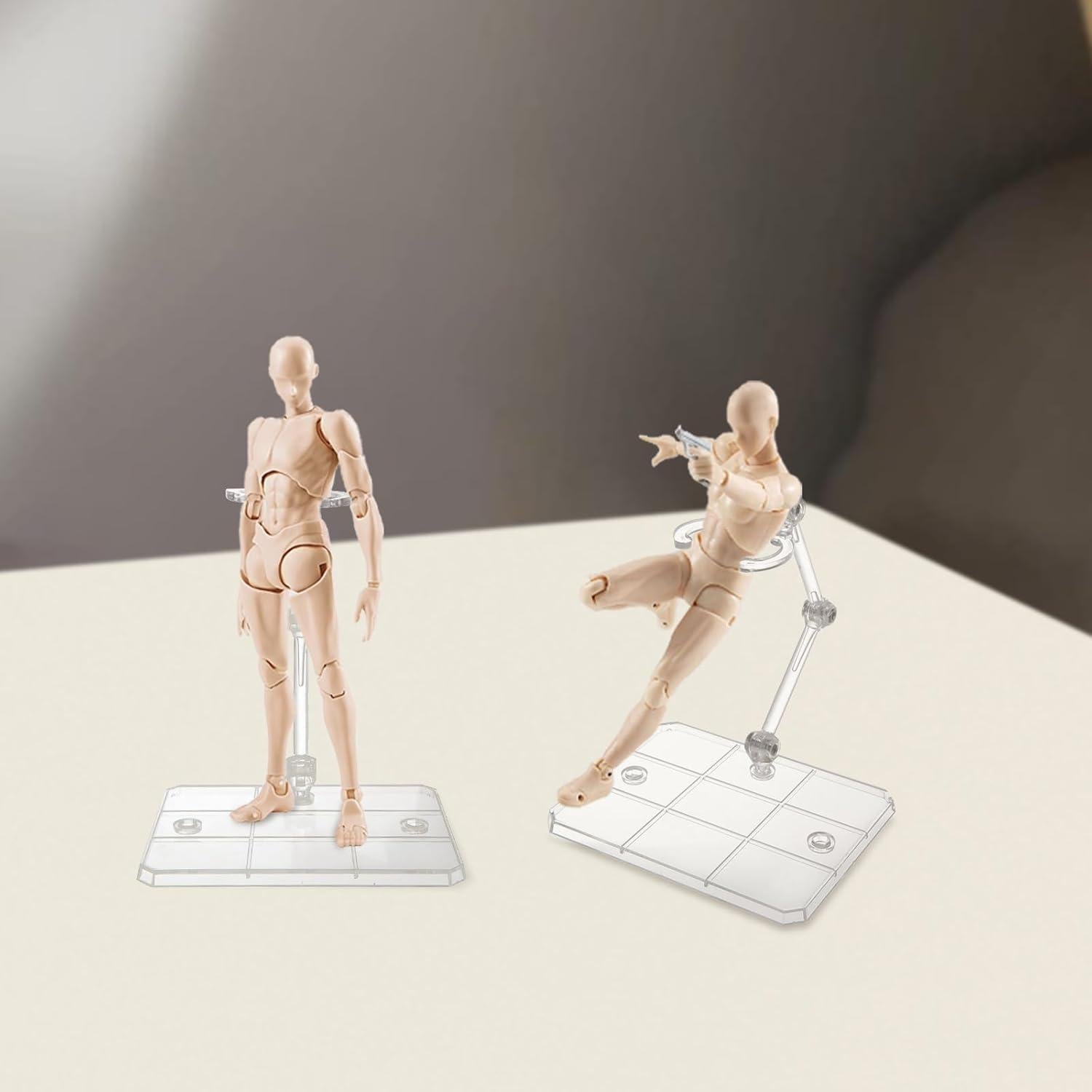 Paquete de 20 Soportes para Figuras de Acción LOLYSIC 15 cm