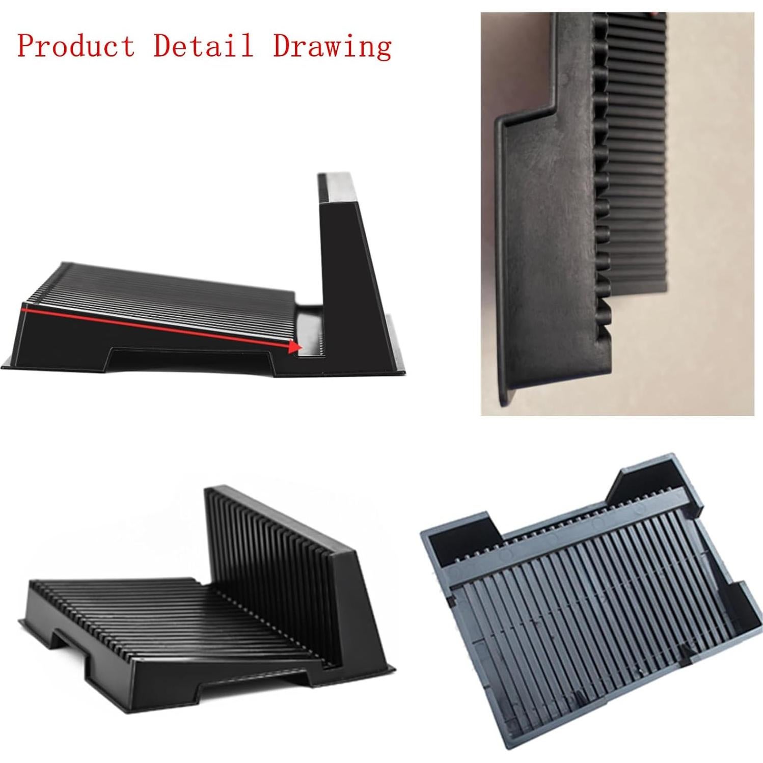 Estante de Exhibición de Modelos Gundam YARANA VT-2 Negro 30x21cm