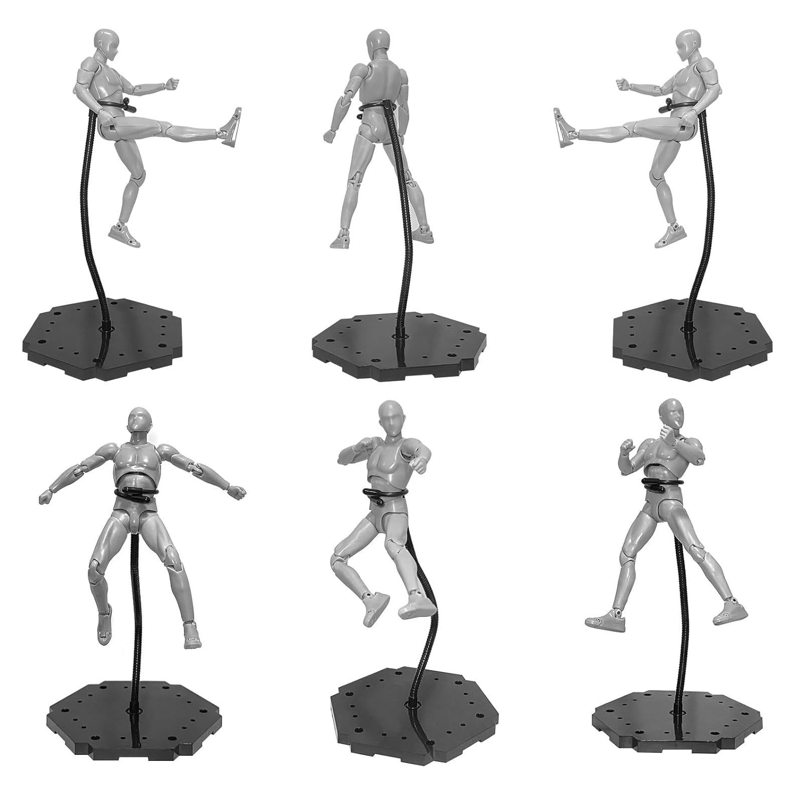 Soporte de Exhibición para Figuras de Acción XyviLokit 6 Paquetes