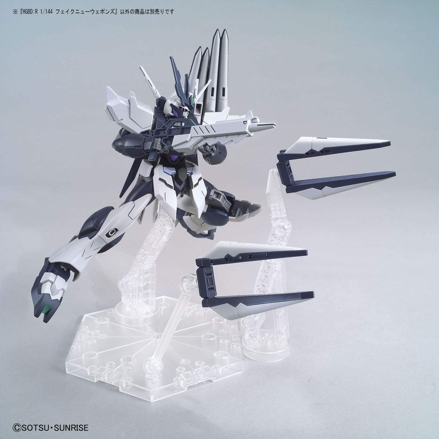 Kit de Modelo Gundam Build Divers Fake Nu Weapons Bandai 1/144