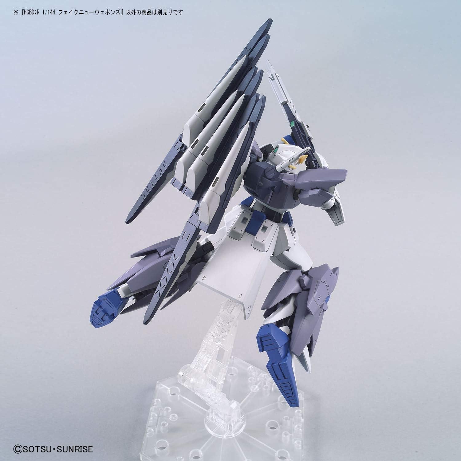 Kit de Modelo Gundam Build Divers Fake Nu Weapons Bandai 1/144