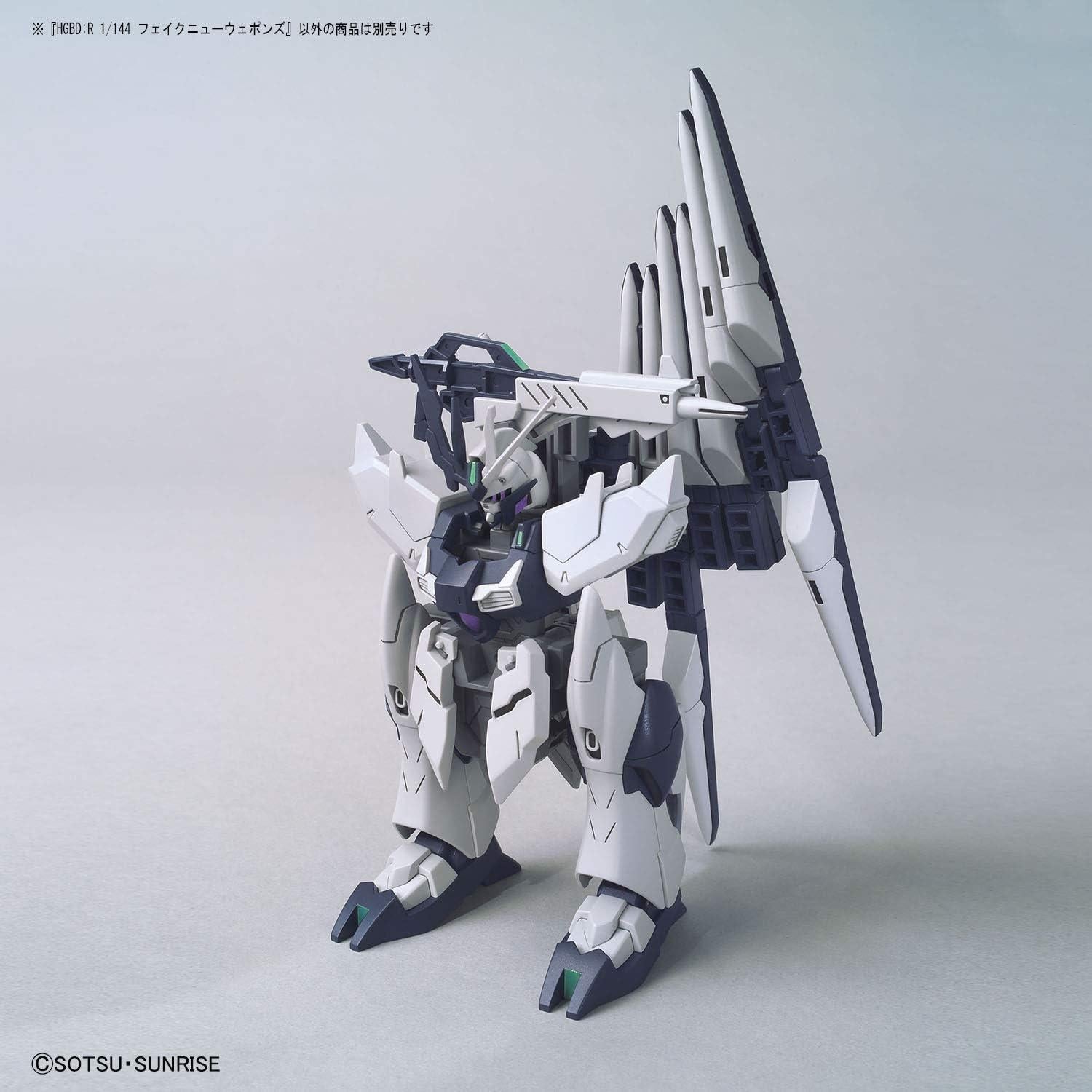 Kit de Modelo Gundam Build Divers Fake Nu Weapons Bandai 1/144