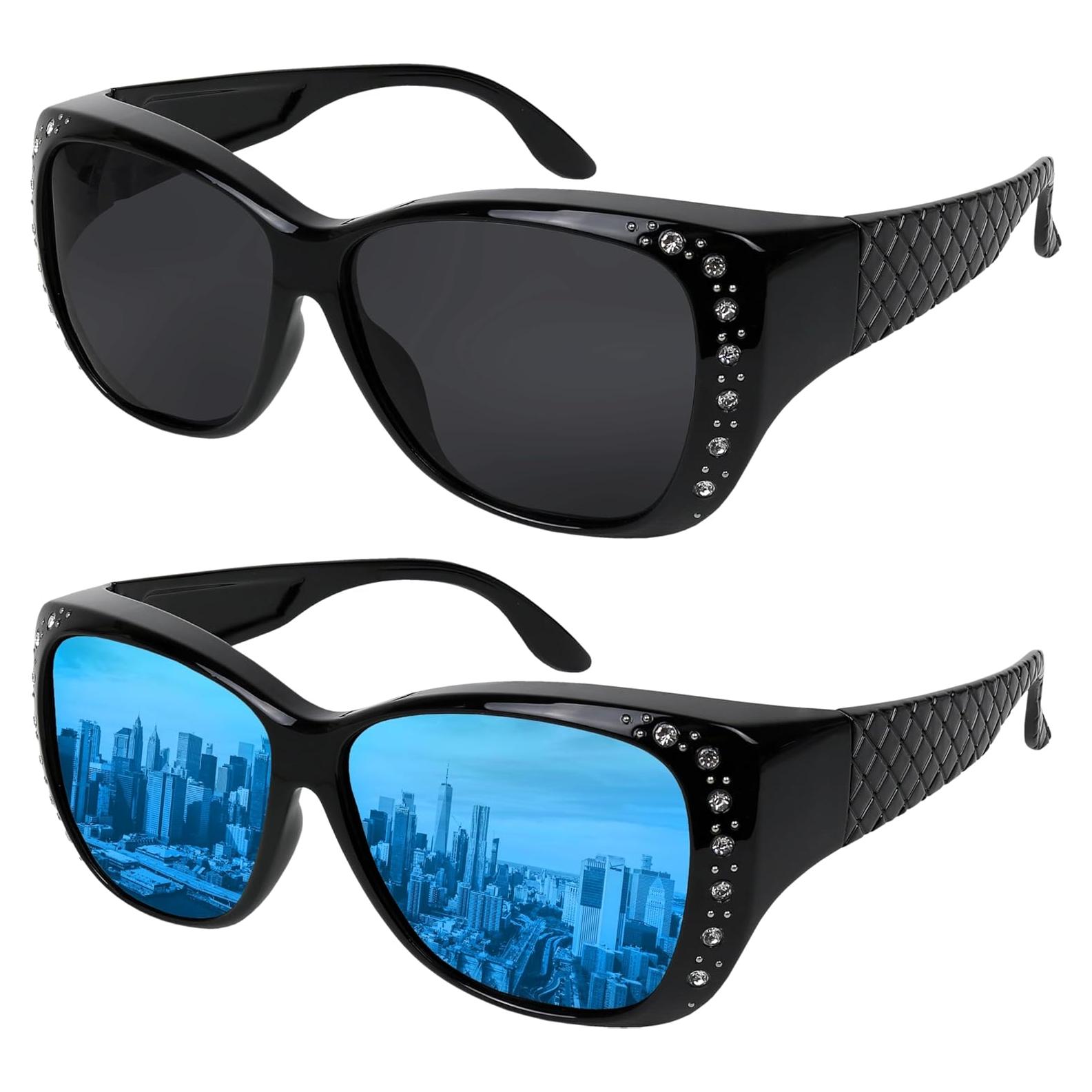 Gafas de sol fitover UV para mujeres - Protección HD