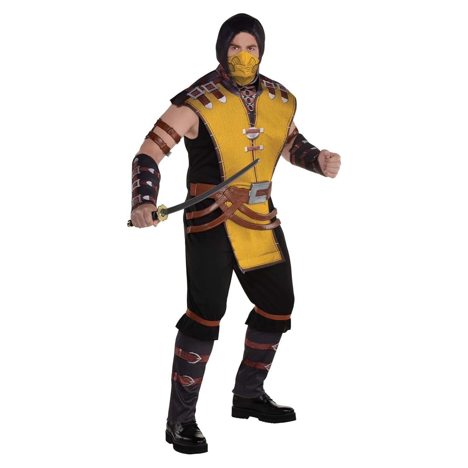 Disfraz de Scorpion Mortal Kombat para hombres - Grande