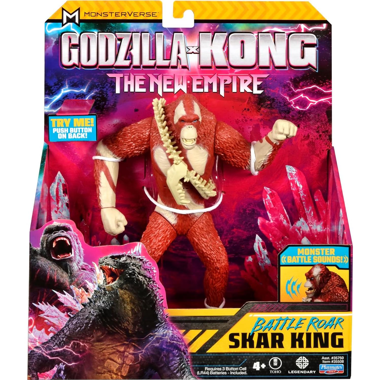Figura Skar King Godzilla x Kong 21.6 cm con Sonido Playmates