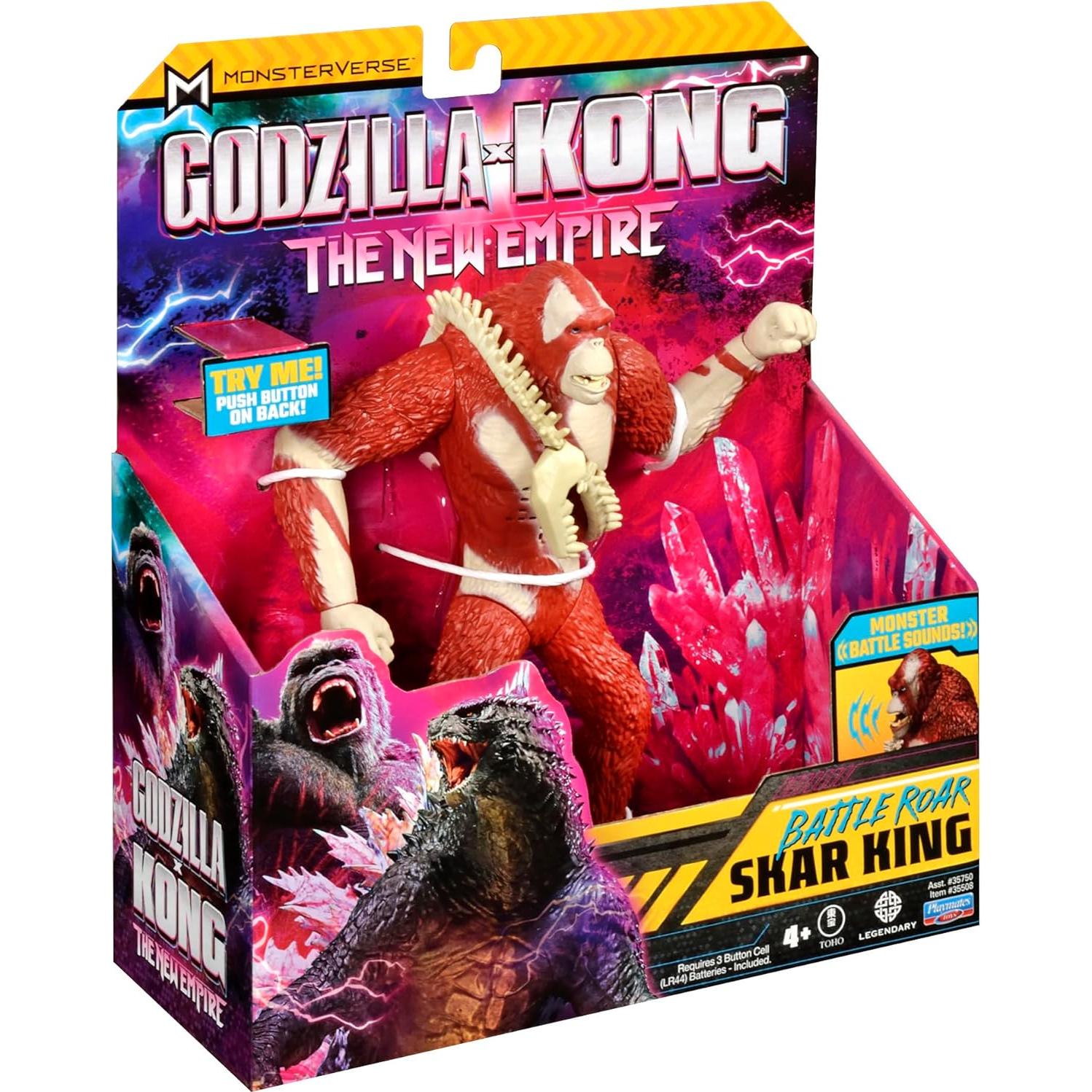 Figura Skar King Godzilla x Kong 21.6 cm con Sonido Playmates