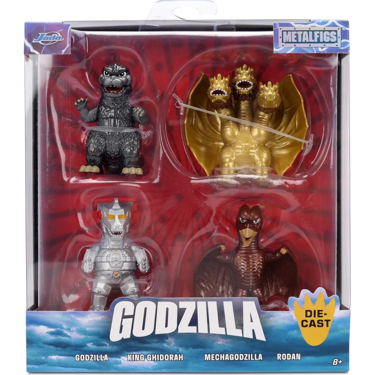Figuras Coleccionables Jada Godzilla Metalfigs 4-Pack 6.35 cm