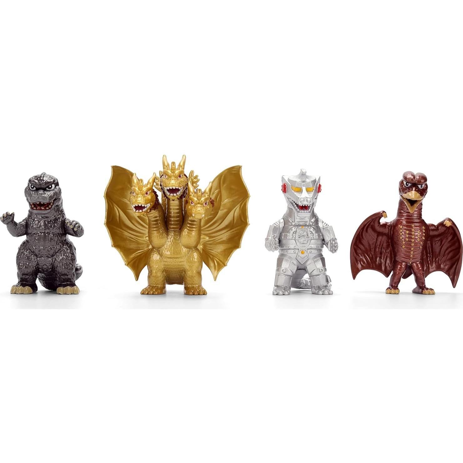 Figuras Coleccionables Jada Godzilla Metalfigs 4-Pack 6.35 cm