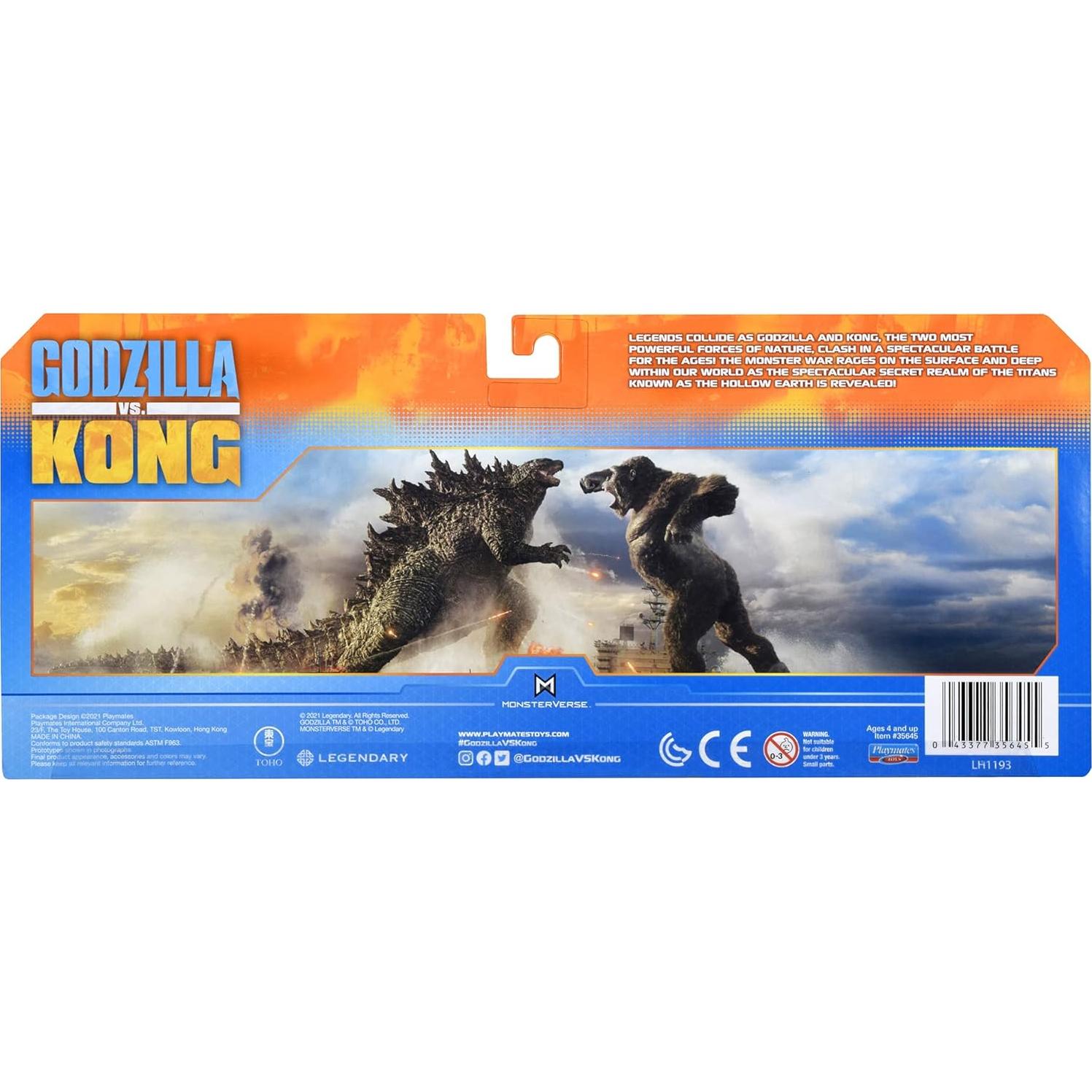 Paquete de 6 Minifiguras Godzilla 2" Playmates GvK
