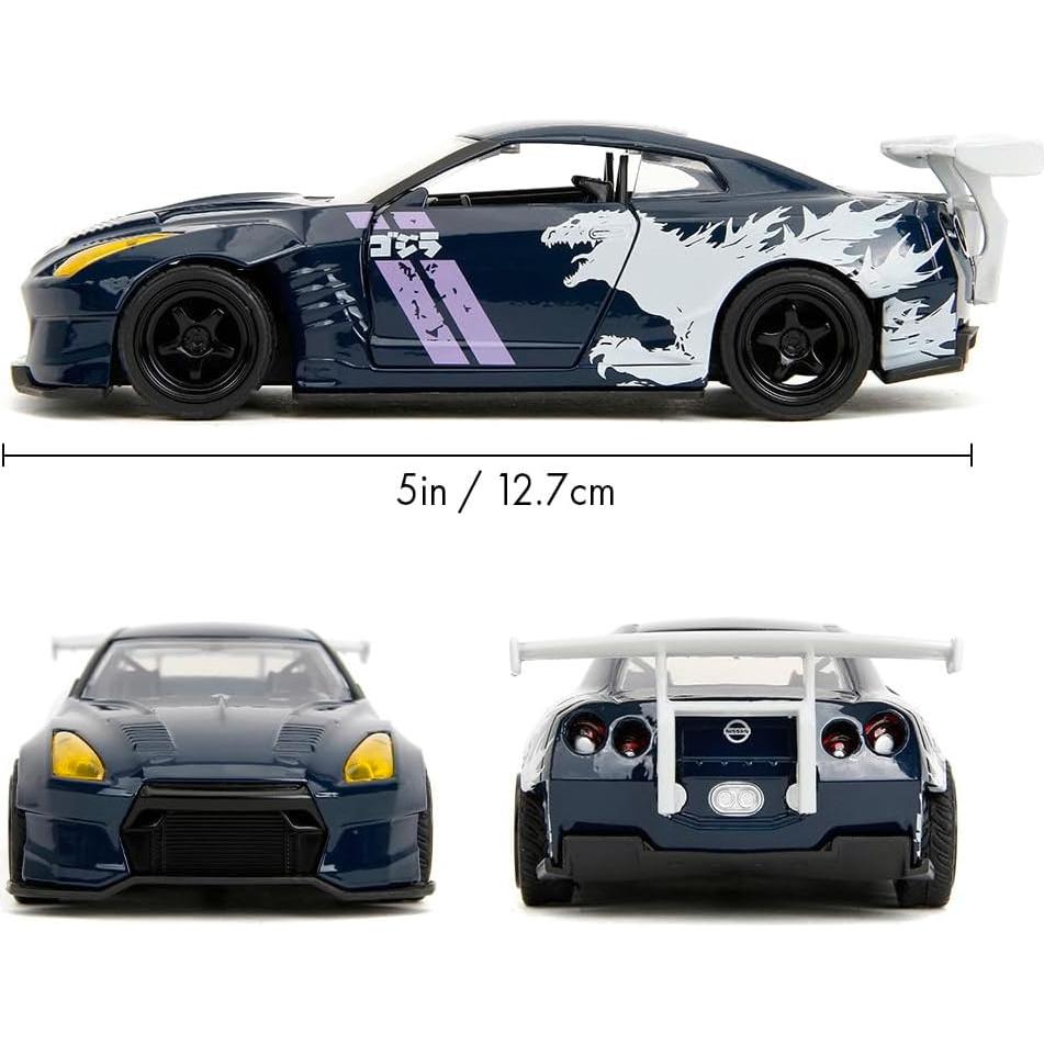 Modelo de Coche Jada Godzilla Nissan GT-R R35 2009 1:32