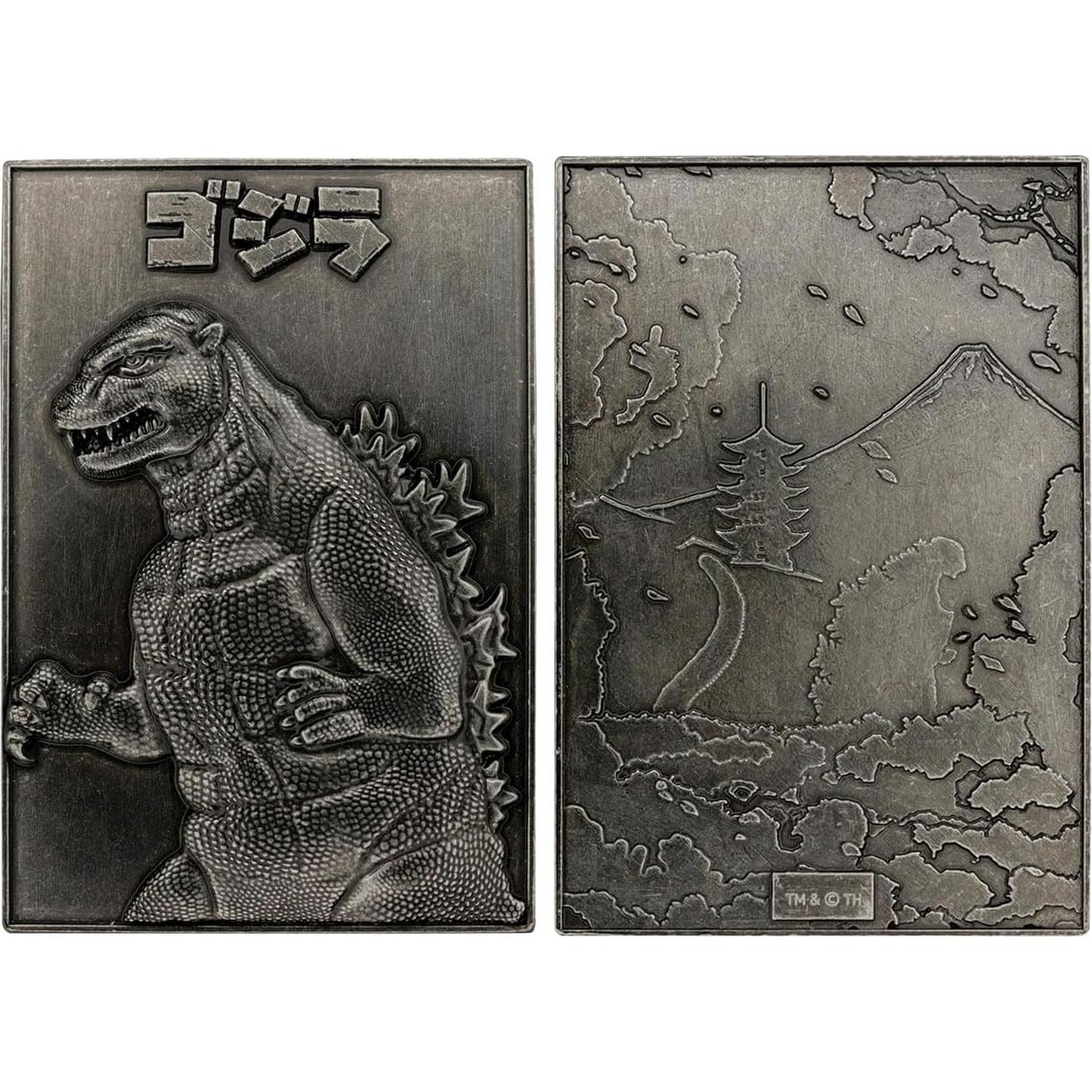 Conjunto de Lingotes Gemelos Godzilla 70 Aniversario Ed. Limitada