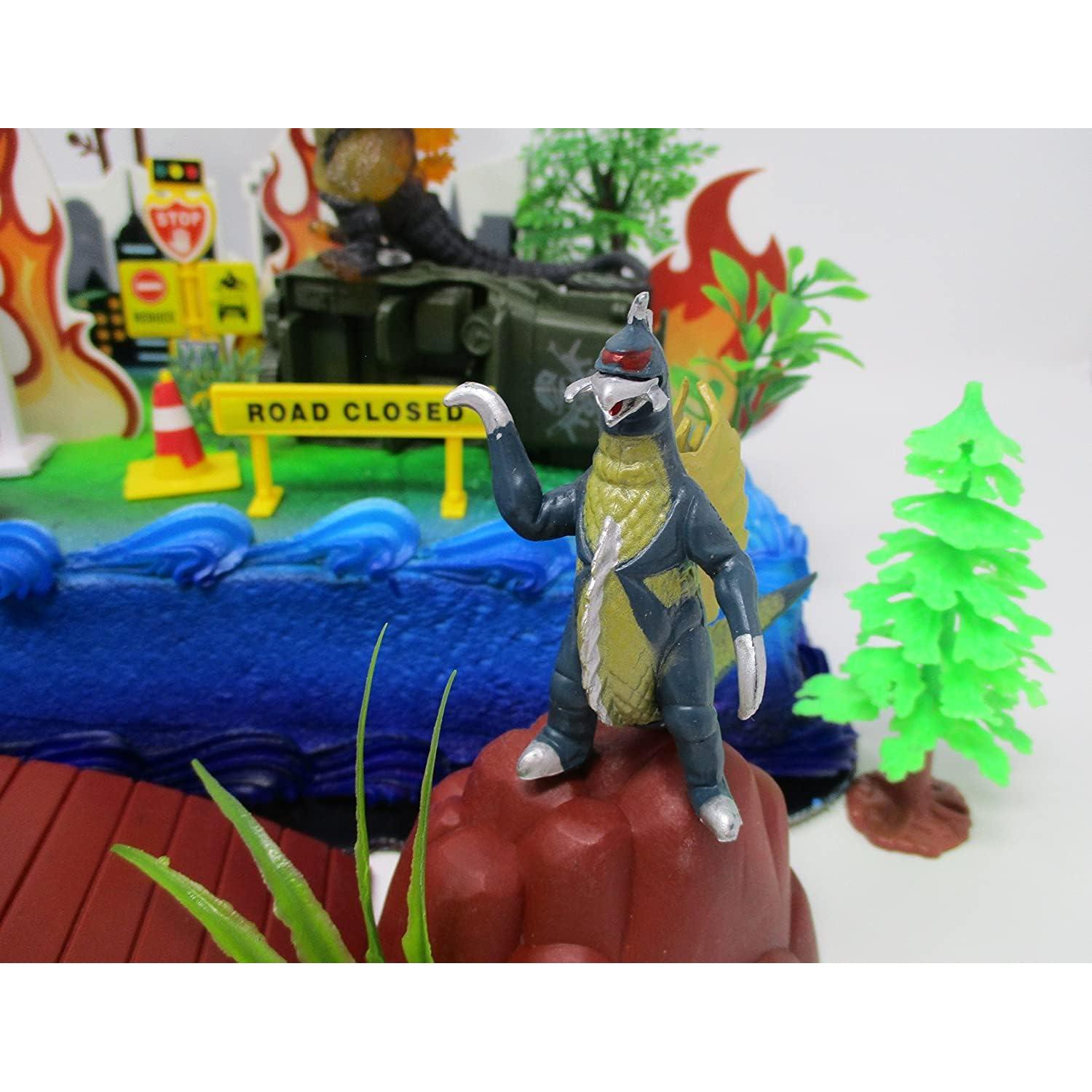 Adorno de Pastel Godzilla con 5 Figuras Aleatorias 5-12 cm