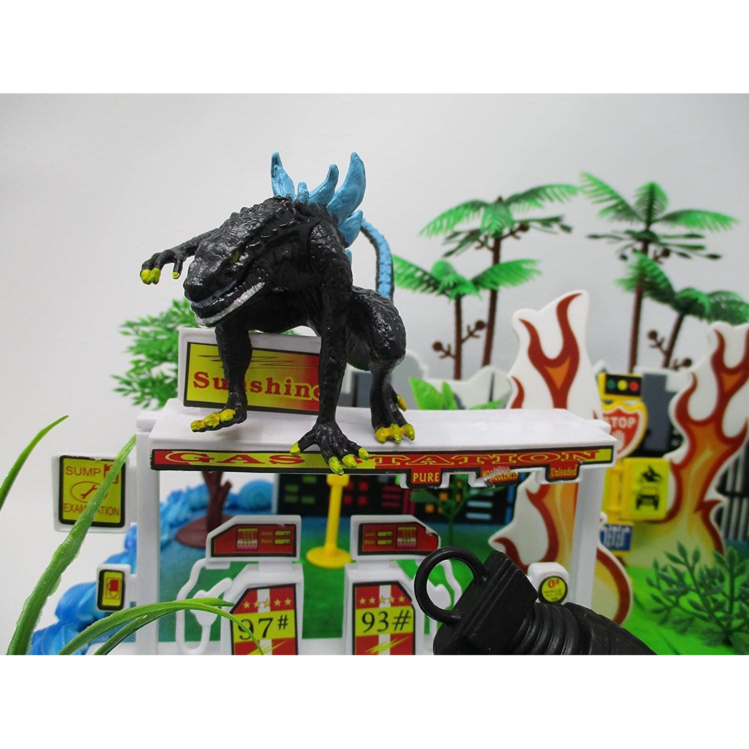 Adorno de Pastel Godzilla con 5 Figuras Aleatorias 5-12 cm